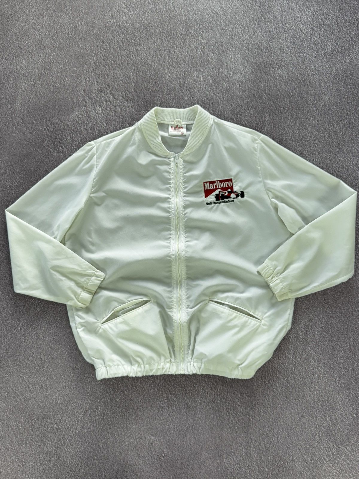 Marlboro 00’s Marlboro Vintage Racing Bomber Jacket Size US XL / EU 56 / 4 - 1 Thumbnail