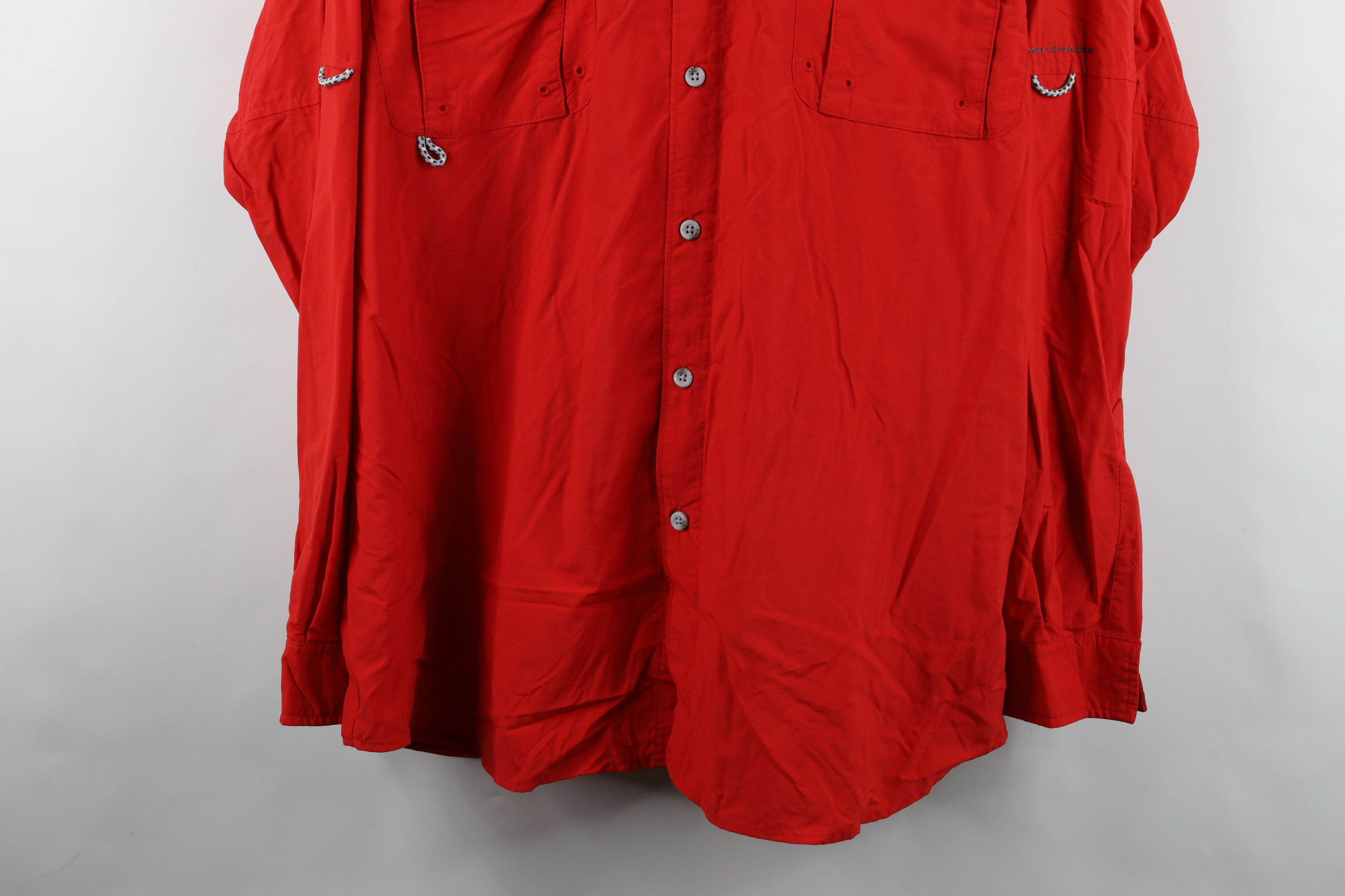 Columbia Columbia PFG Long Sleeve Collared Button Down Shirt Red Size US XXL / EU 58 / 5 - 3 Thumbnail