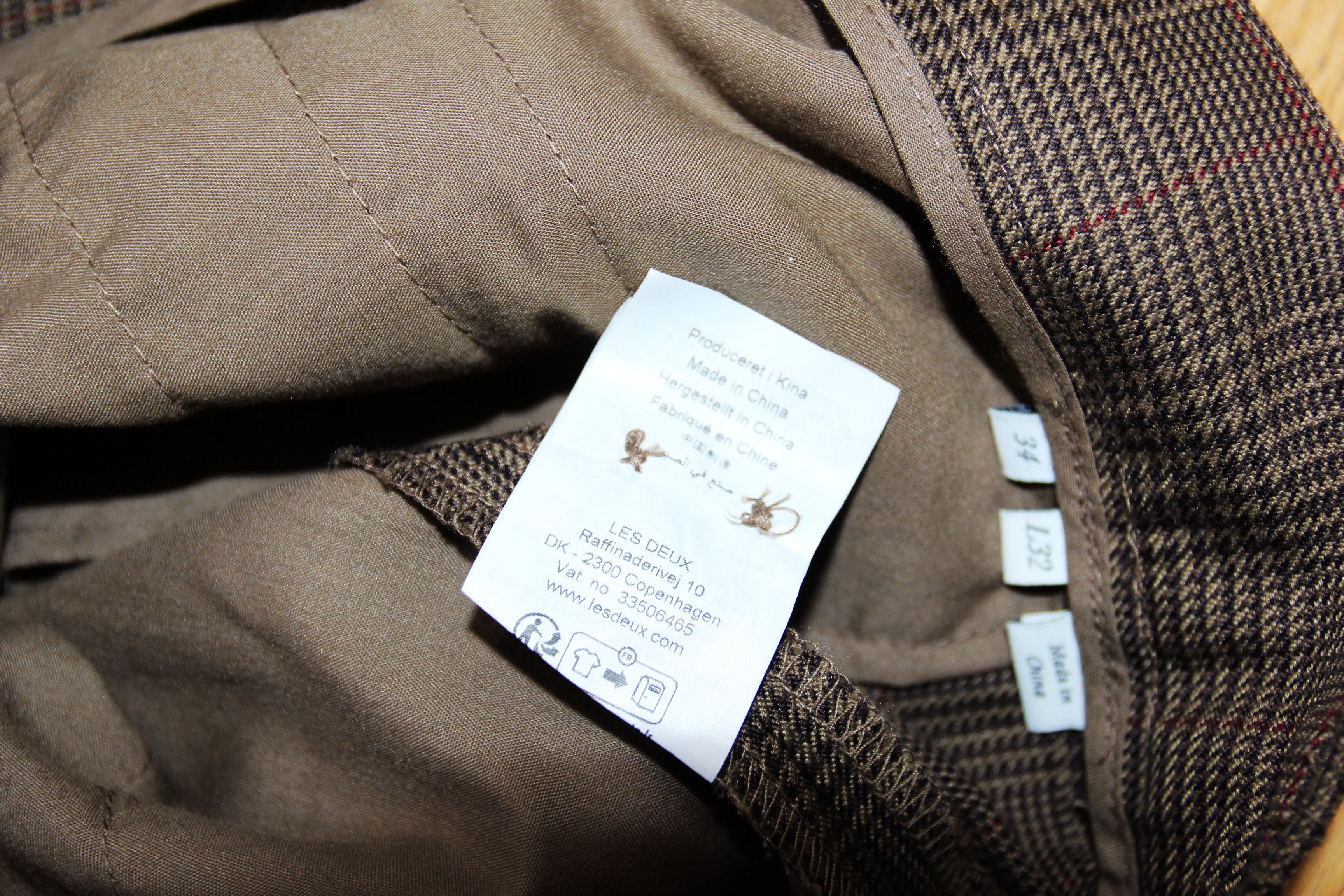 Les Deux BNWT AW25 LES DEUX RANDALL HOUNDSTOOTH SUIT PANTS 34 Size US 34 / EU 50 - 10 Thumbnail