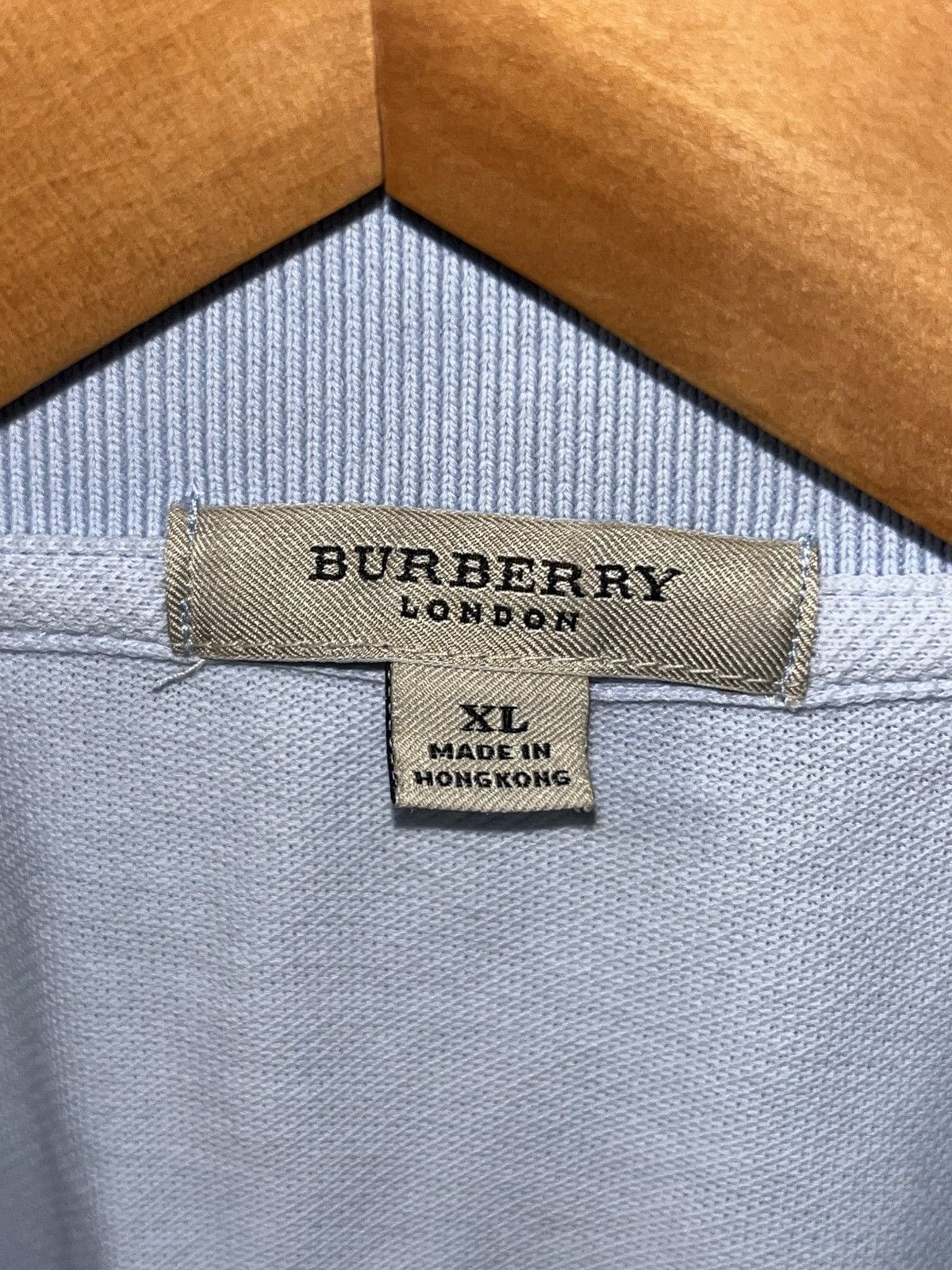 Burberry BURBERRY check collar cotton polo shirt Size US XL / EU 56 / 4 - 6 Thumbnail