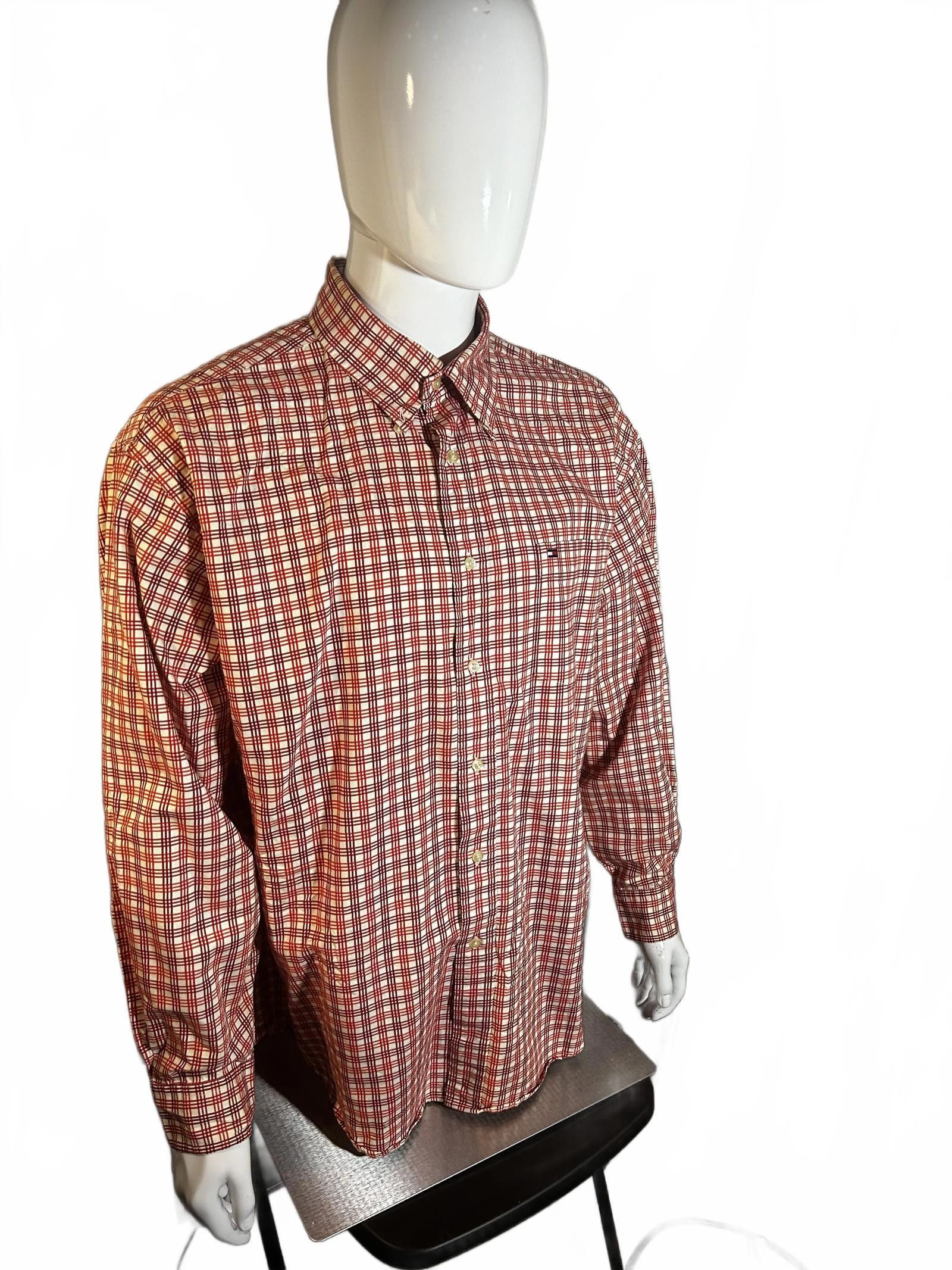 Tommy Hilfiger Tommy Hilfiger Red Checked Shirt - XL Size US XL / EU 56 / 4 - 2 Thumbnail