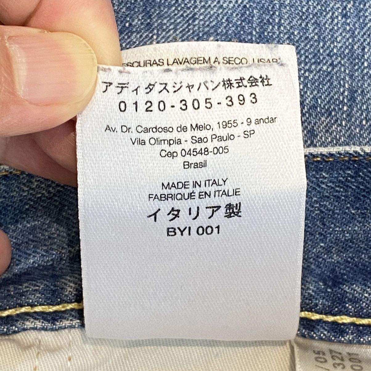 Y-3 Vintage Yohji Yamamoto Y-3 X Adidas SS05 Three Stripes Jean Size US 34 / EU 50 - 10 Thumbnail