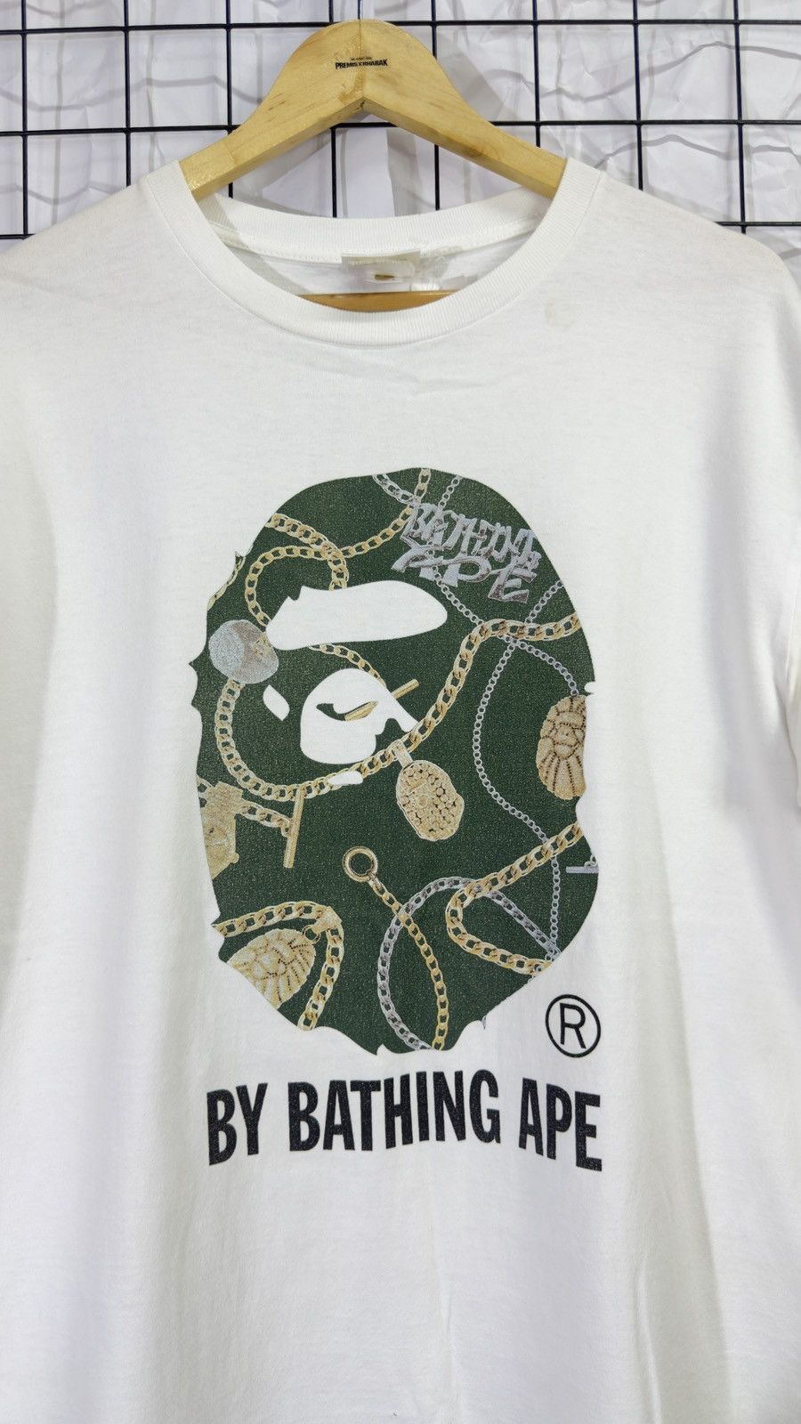 Bape A bathing ape big head tee shirt Size US XL / EU 56 / 4 - 4 Thumbnail