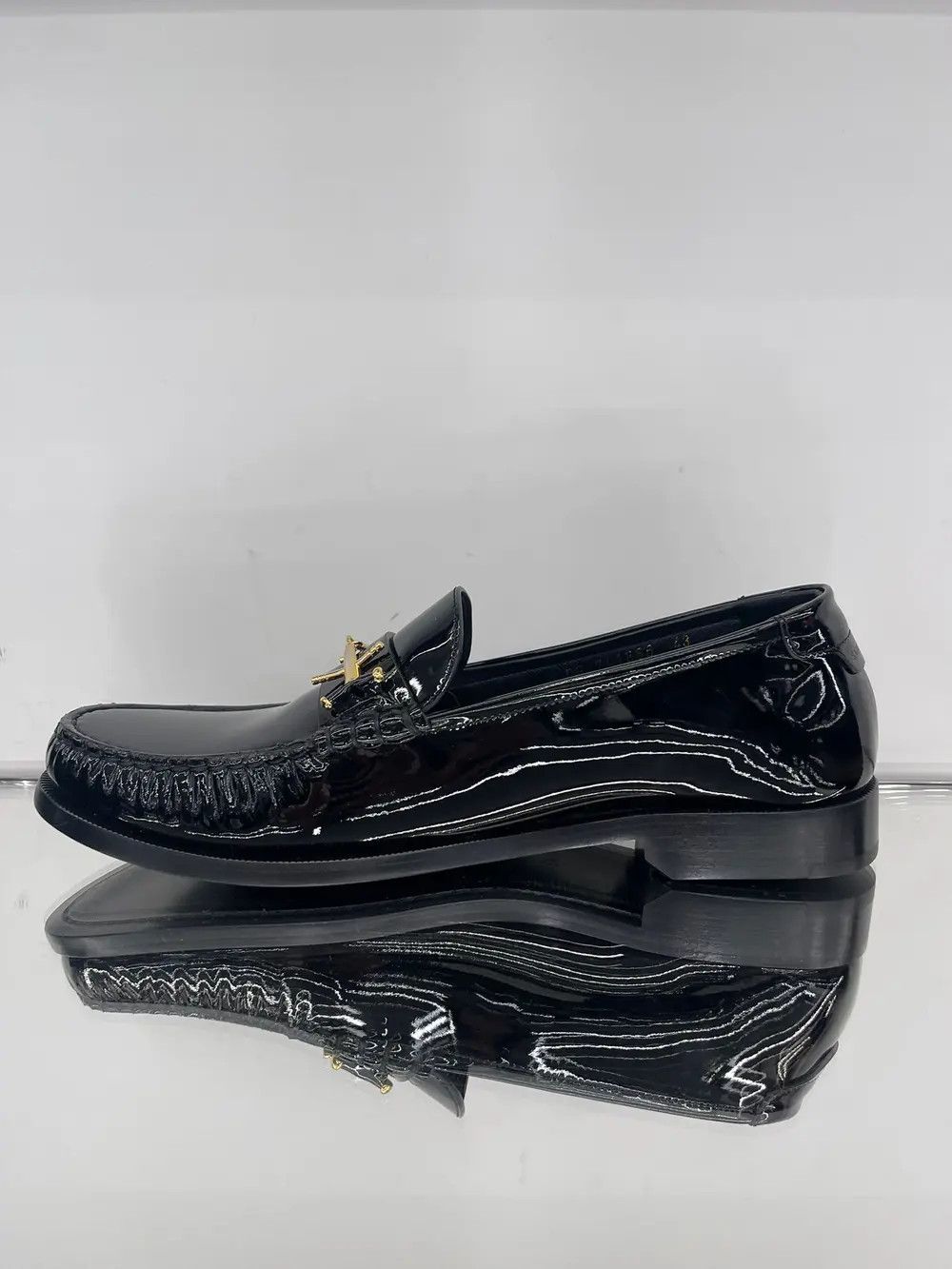 Saint Laurent Paris Le Loafer penny slippers in patent Size US 7 / EU 40 - 2 Thumbnail