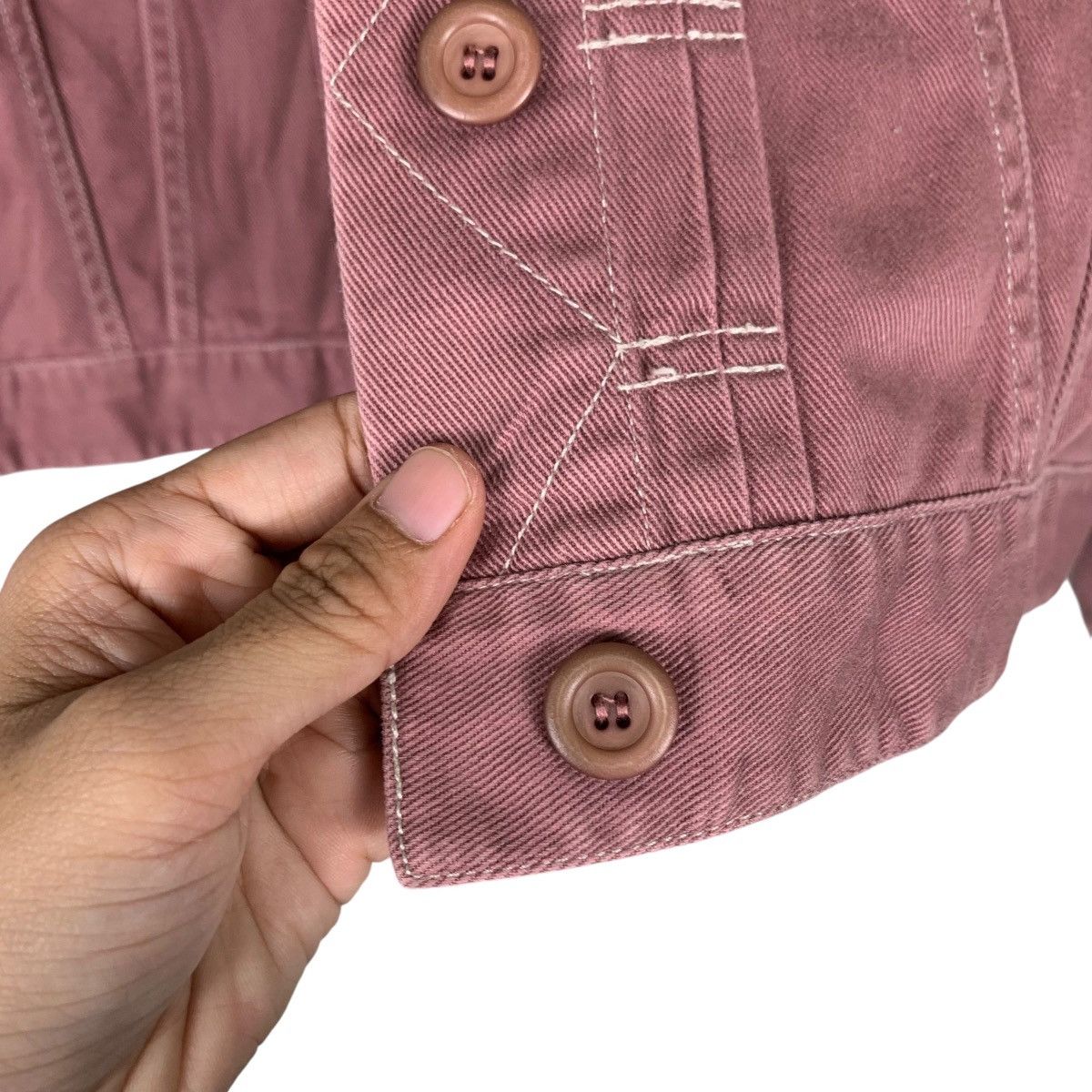 Japanese Brand KETTY Embroidery Big Logo Pink Jacket #1398-C63 Size M / US 6-8 / IT 42-44 - 14 Thumbnail
