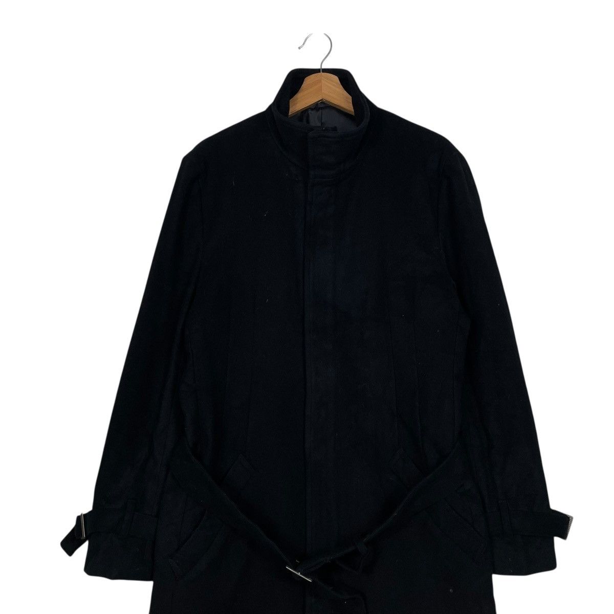 Comme Ca Ism Kenji Ito Comme Ca Collection Black Wool Coat Size US M / EU 48-50 / 2 - 3 Thumbnail