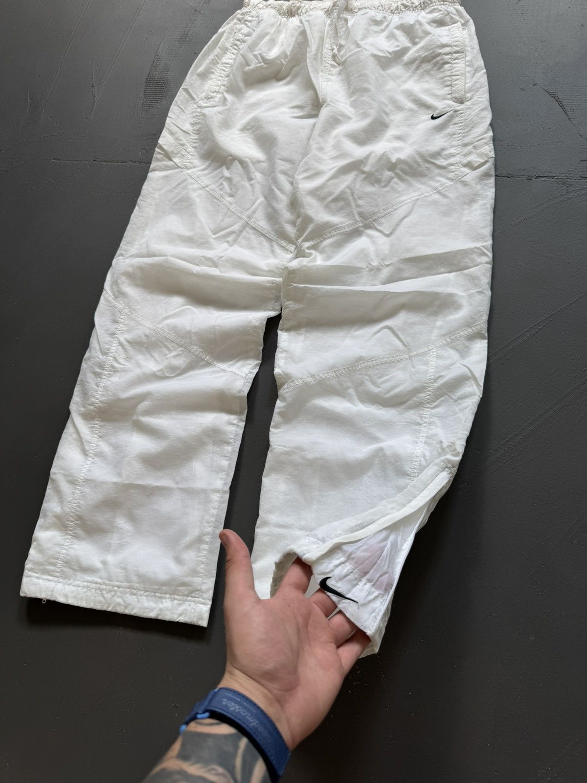 Vintage NIKE VINTAGE BASIC LOGO OVERSIZE BAGGY PANTS Size US 34 / EU 50 - 3 Thumbnail