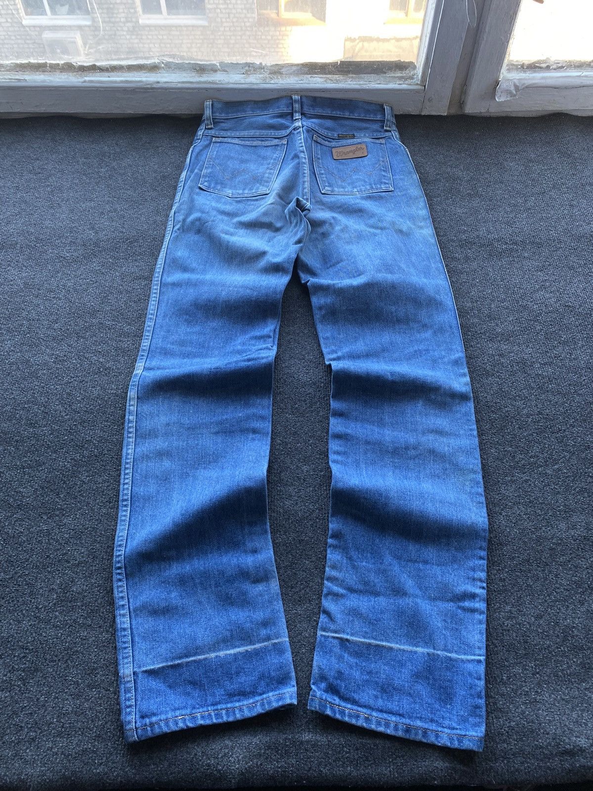 Wrangler 🔥Cowboy Western Vntg Wrangler Eclair Zip Jeans 31 rare Size US 31 - 1 Thumbnail