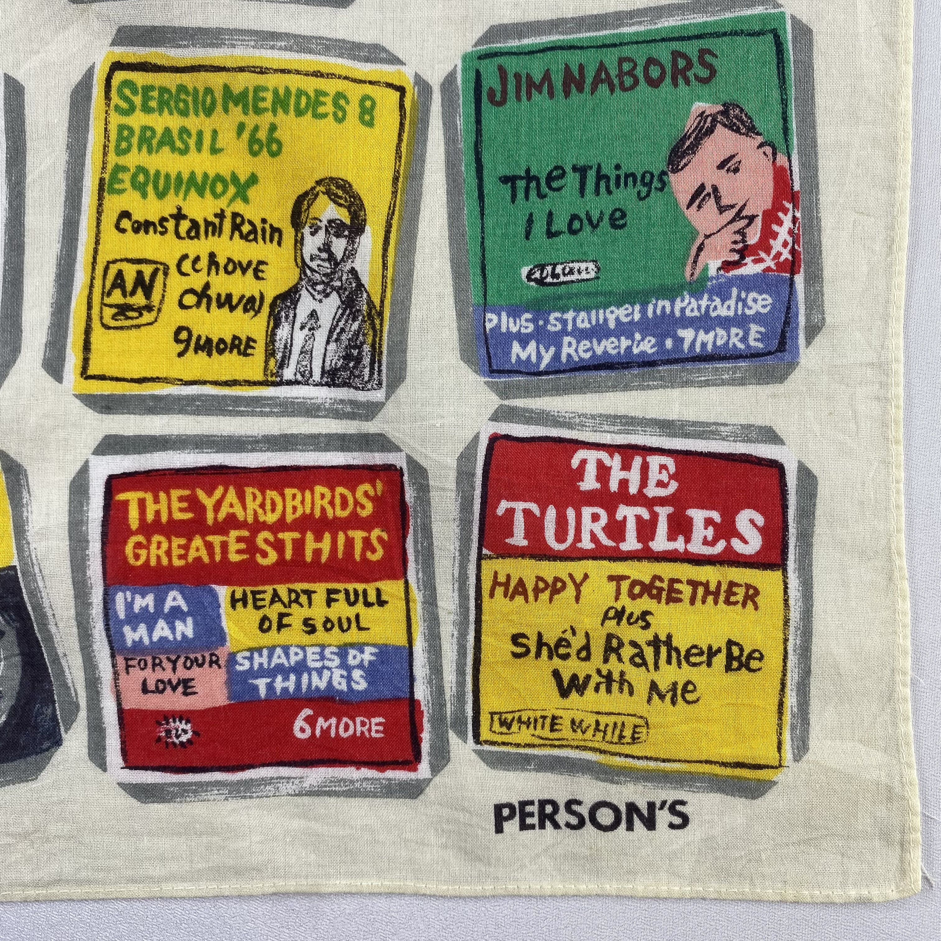 PERSON'S × Vintage Persons Neckerchief / Bandana / Handkerchief-P873 Size ONE SIZE - 3 Thumbnail