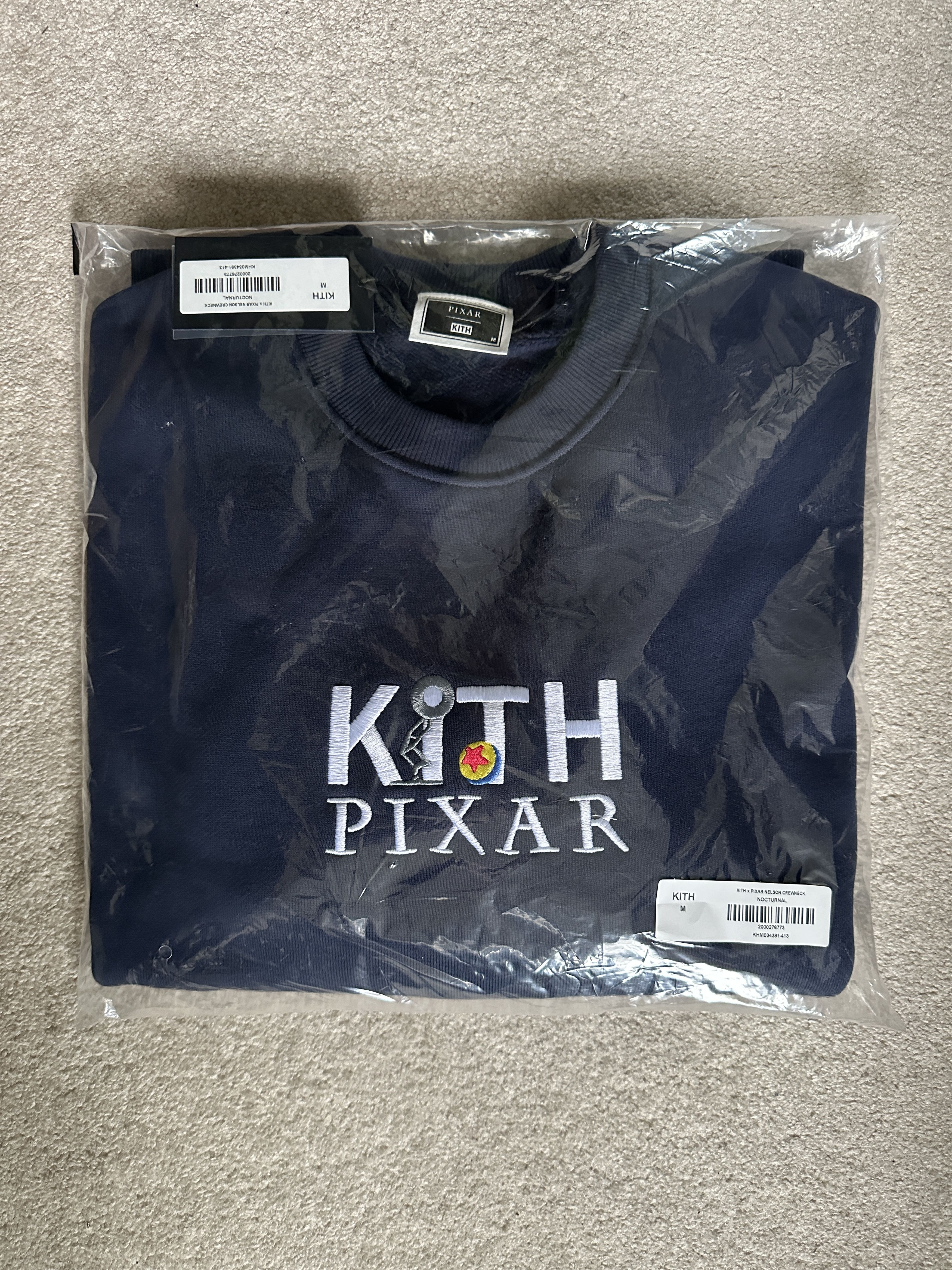 Disney × Kith Kith Pixar Nelson Crewneck Nocturnal Classic Logo Medium Size US M / EU 48-50 / 2 - 1 Thumbnail