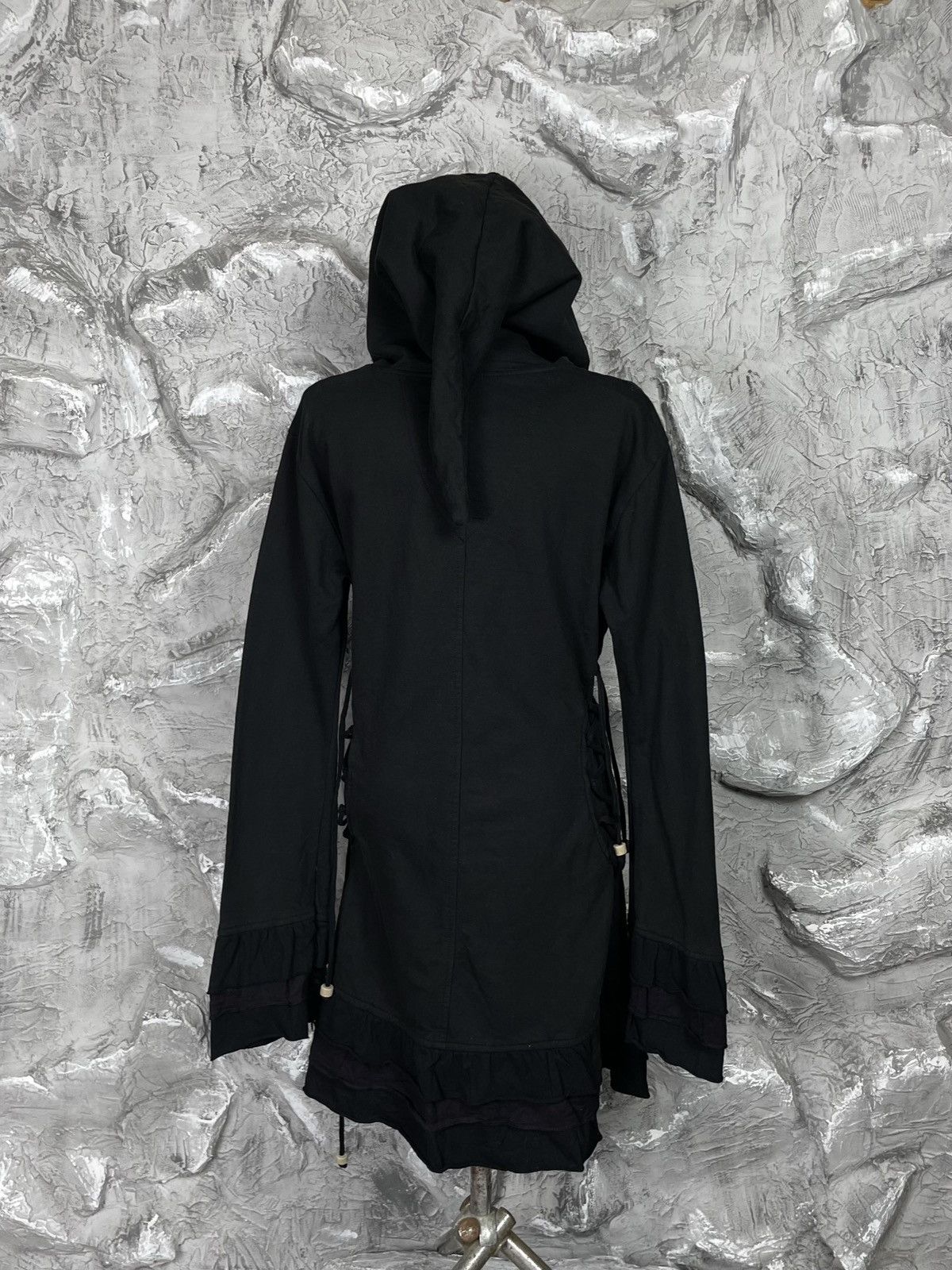 14th Addiction 2000s Y2K Gothic Elf Bandage Zip Dress IfSixWasNine Style Size M / US 6-8 / IT 42-44 - 3 Thumbnail
