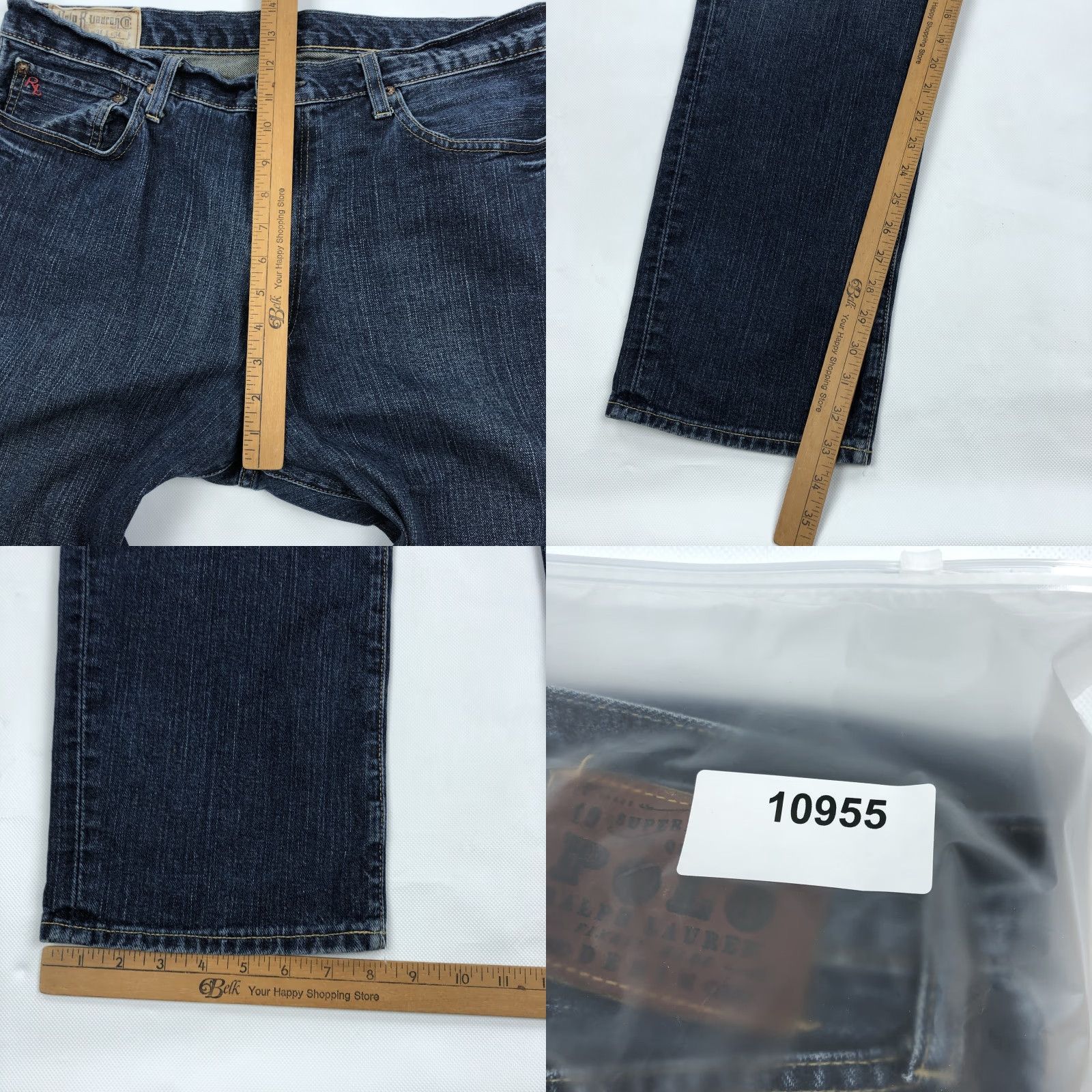 Polo Ralph Lauren Polo Ralph Lauren Polo Ralph Lauren Cortlandt 300 Jeans 34x32 Blue Denim Straight 5-Pocket Men Jeans Size US S / EU 44-46 / 1 - 9 Thumbnail