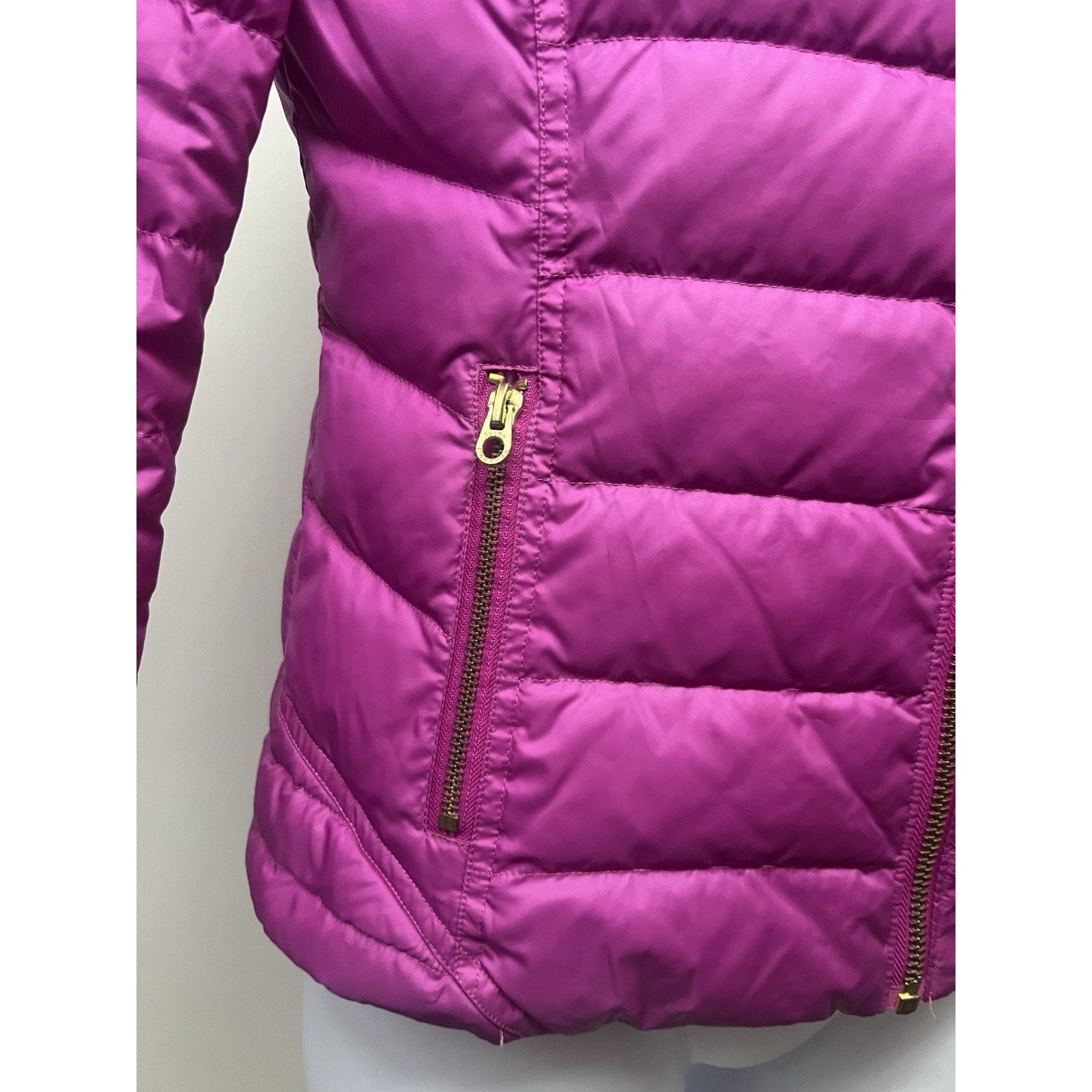 Juicy Couture Juicy Couture Fuchsia Down Puffer Zip Up Jacket Medium Size M / US 6-8 / IT 42-44 - 7 Thumbnail