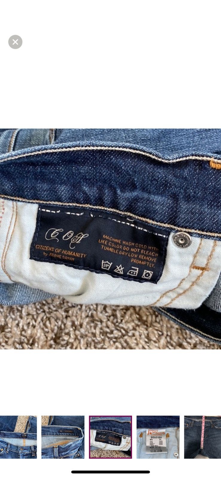 Citizens Of Humanity Citizens of humanity Ava low rise straight jeans size 27 Size 27" / US 4 / IT 40 - 10 Thumbnail