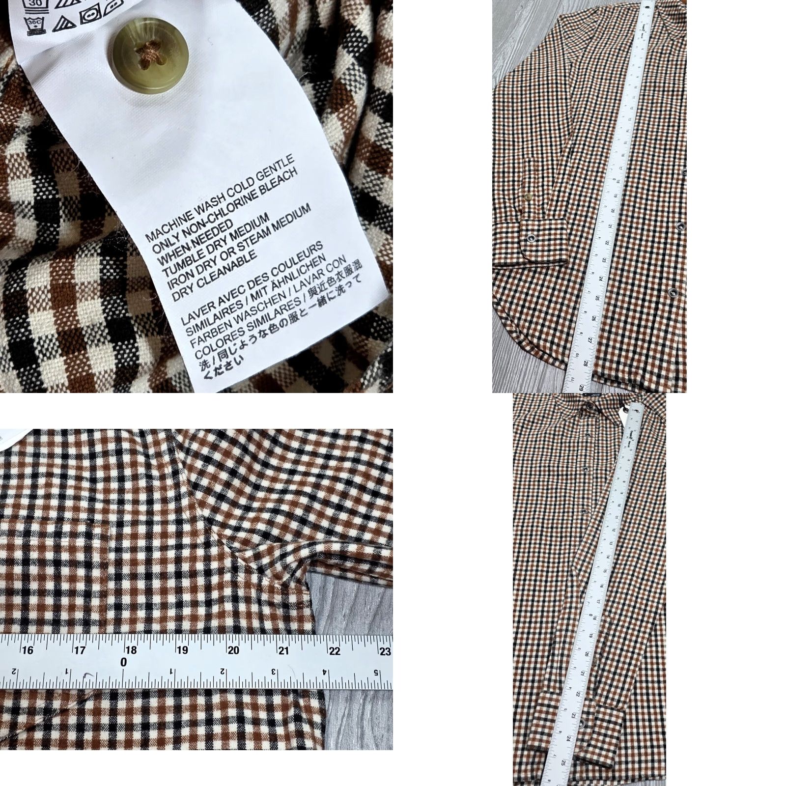 Prana PRANA Golden Canyon Flannel Organic Check Button Up Snap Shirt Tawny Women M NWT Shirts Women M Blue Plaid Snap Button-Up Casual Shirt Size M / US 6-8 / IT 42-44 - 10 Thumbnail