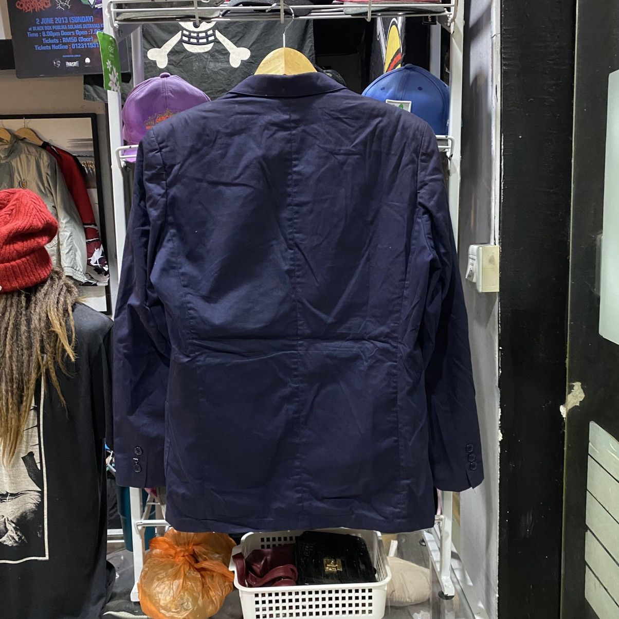 Vintage × agnes b. Agnes B Homme Paris Blazer Jackets Size 50L - 2 Thumbnail