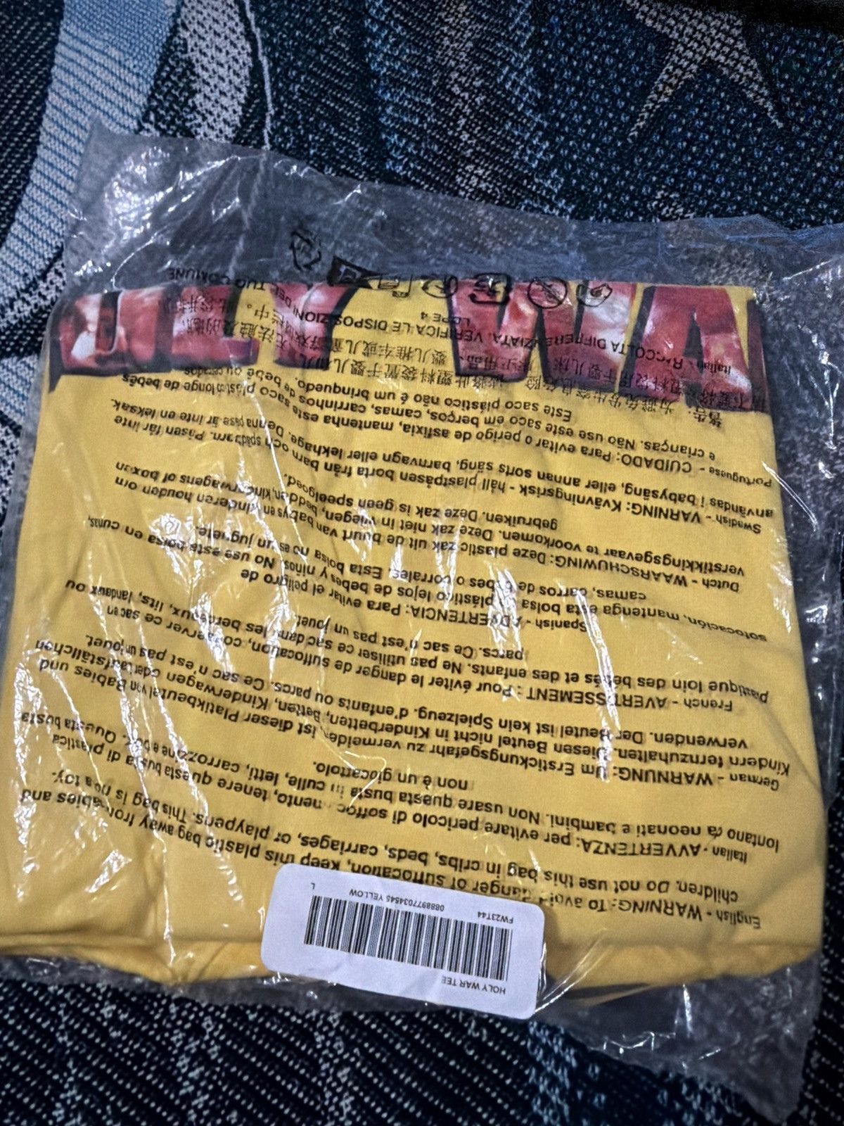 Supreme Supreme Holy War Tee FW23 Size US L / EU 52-54 / 3 - 4 Thumbnail