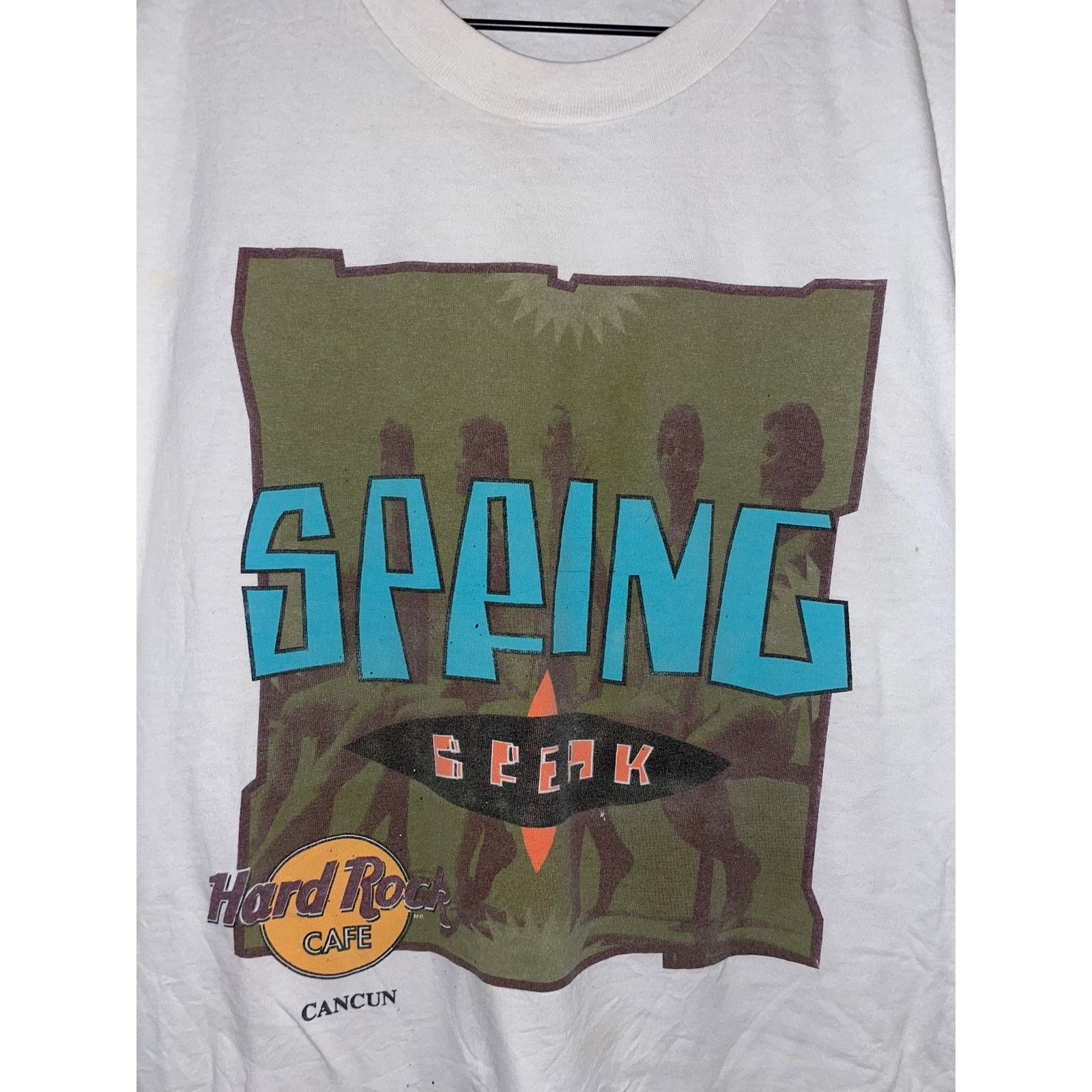 Hard Rock Cafe Vintage Spring Break Hard Rock Cafe Cancun White XL Shirt Size US XL / EU 56 / 4 - 2 Thumbnail