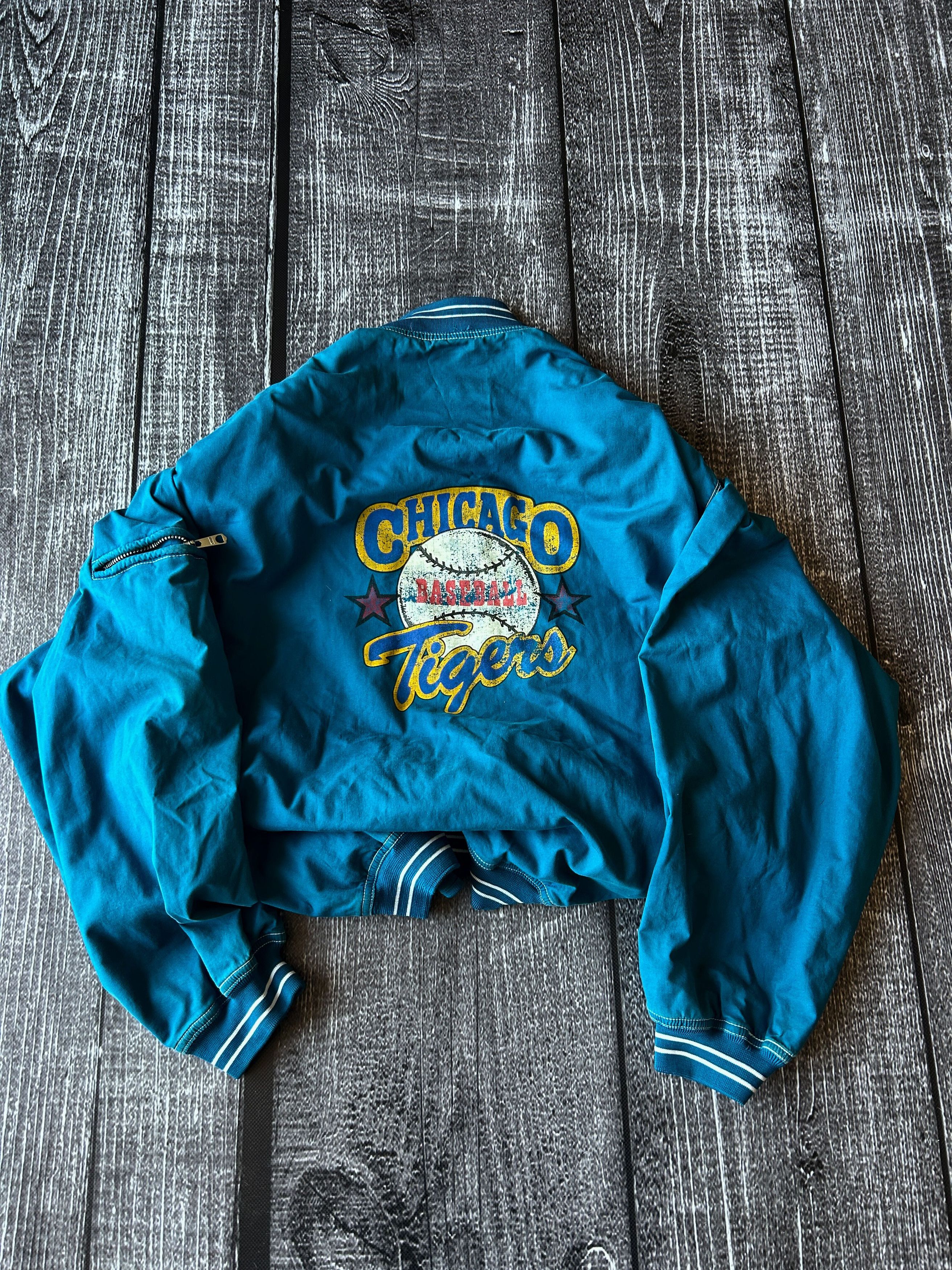 Vintage Streetwear Chicago Tigers Bomber MA1 Jacket 90s