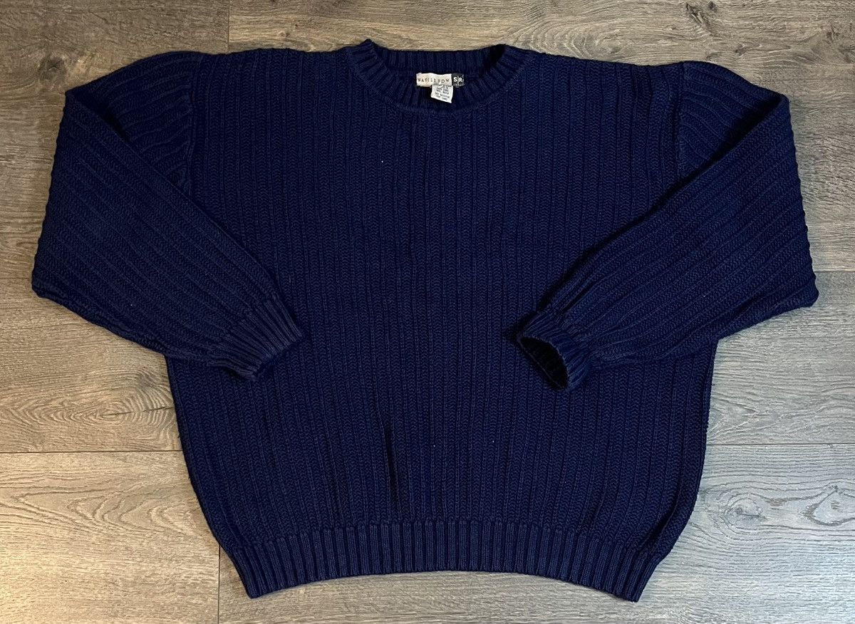 Savile Row × Vintage FinalSale! Vintage Cable Knit Sweater Size US L / EU 52-54 / 3 - 1 Thumbnail