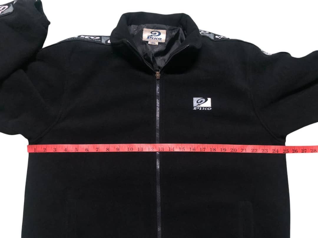 Japanese Brand VINTAGE PIKO HAWAII LONGBOARD SIDE TAPE FLEECE JACKET Size US L / EU 52-54 / 3 - 16 Thumbnail