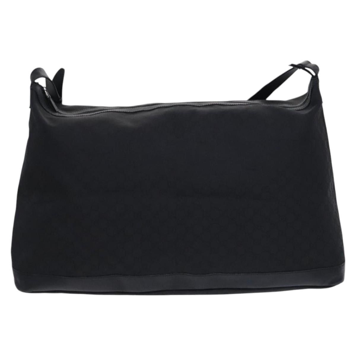 Gucci GUCCI GG Canvas Shoulder Bag Nylon Black Silver Size ONE SIZE - 2 Thumbnail