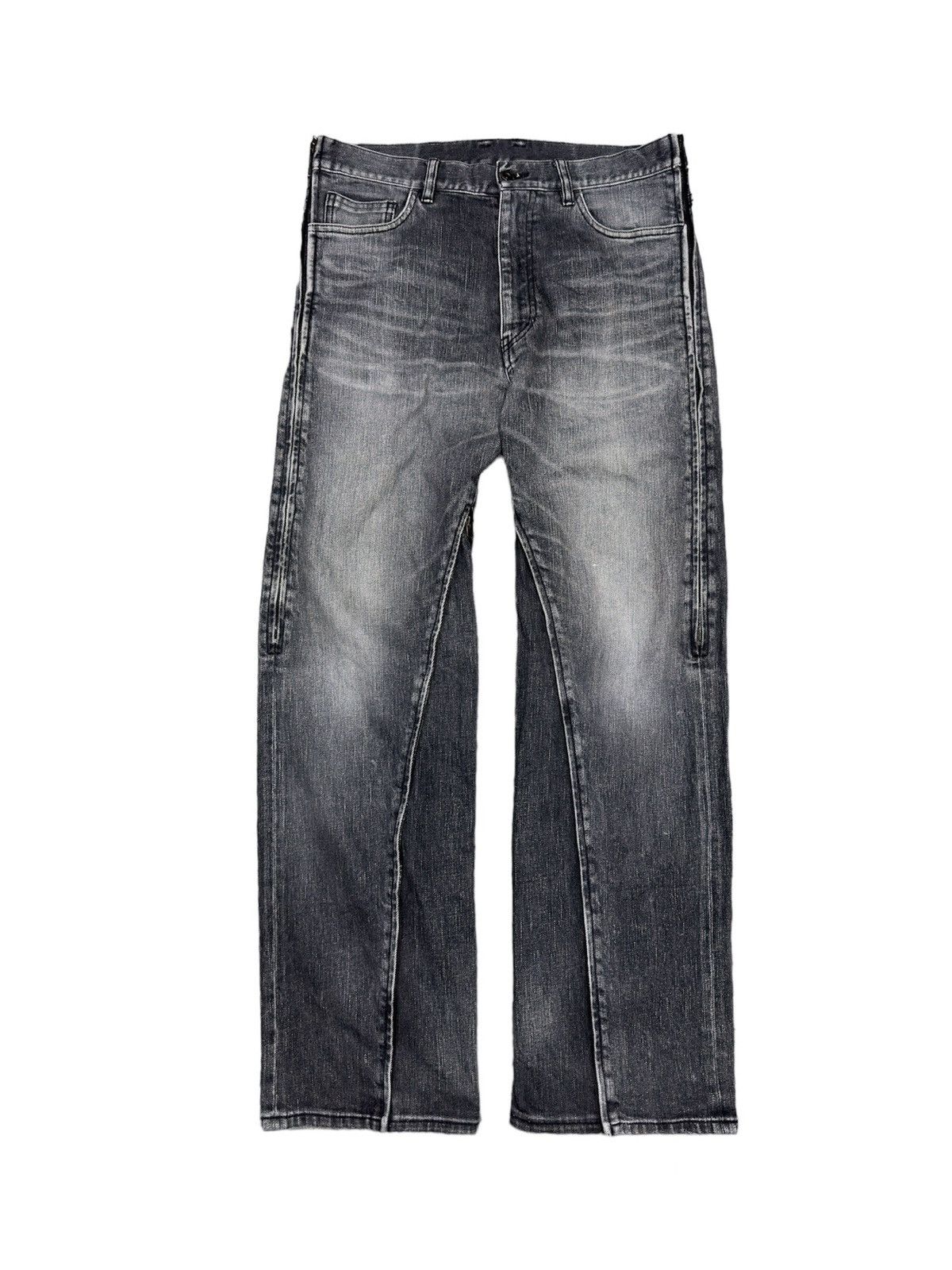 ato Aatoo Modeled By Masayori Matsumo Hybrid Zipper Flared Denim Size US 32 / EU 48 - 1 Thumbnail