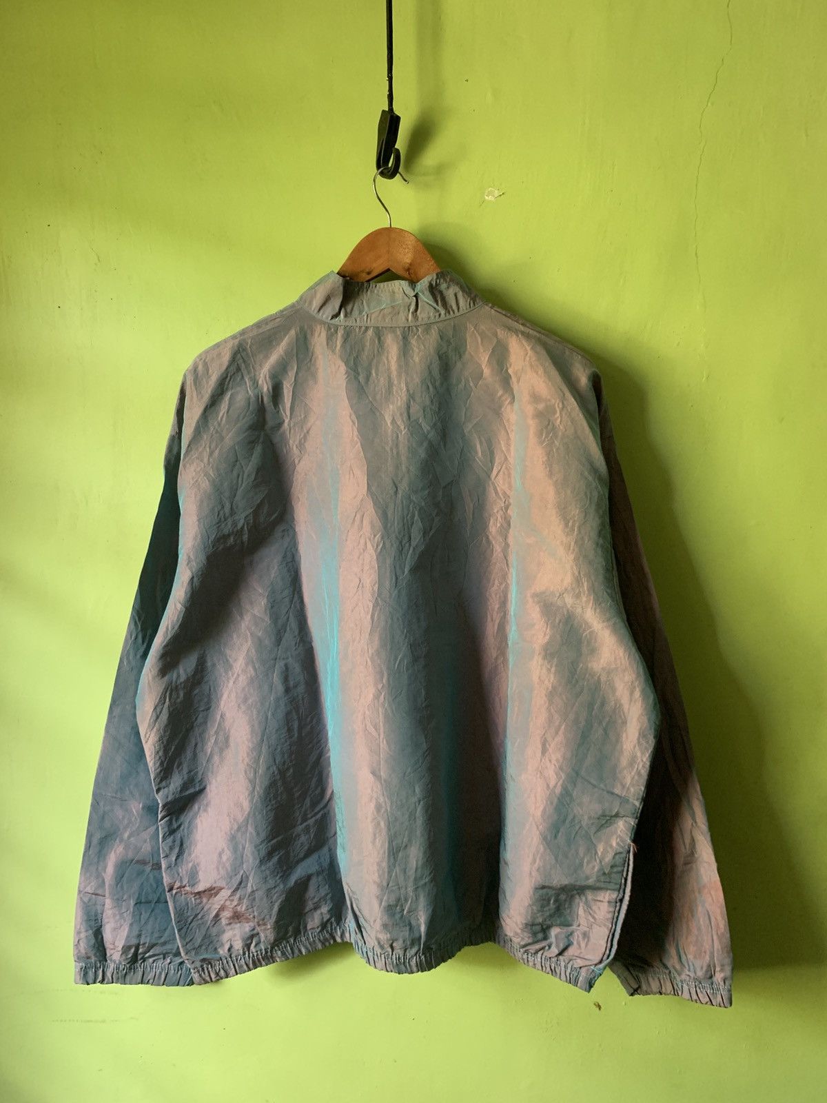 Vintage Vintage 1990s Surfstyle iridescent quarter zip windbreaker Size US XXL / EU 58 / 5 - 3 Thumbnail
