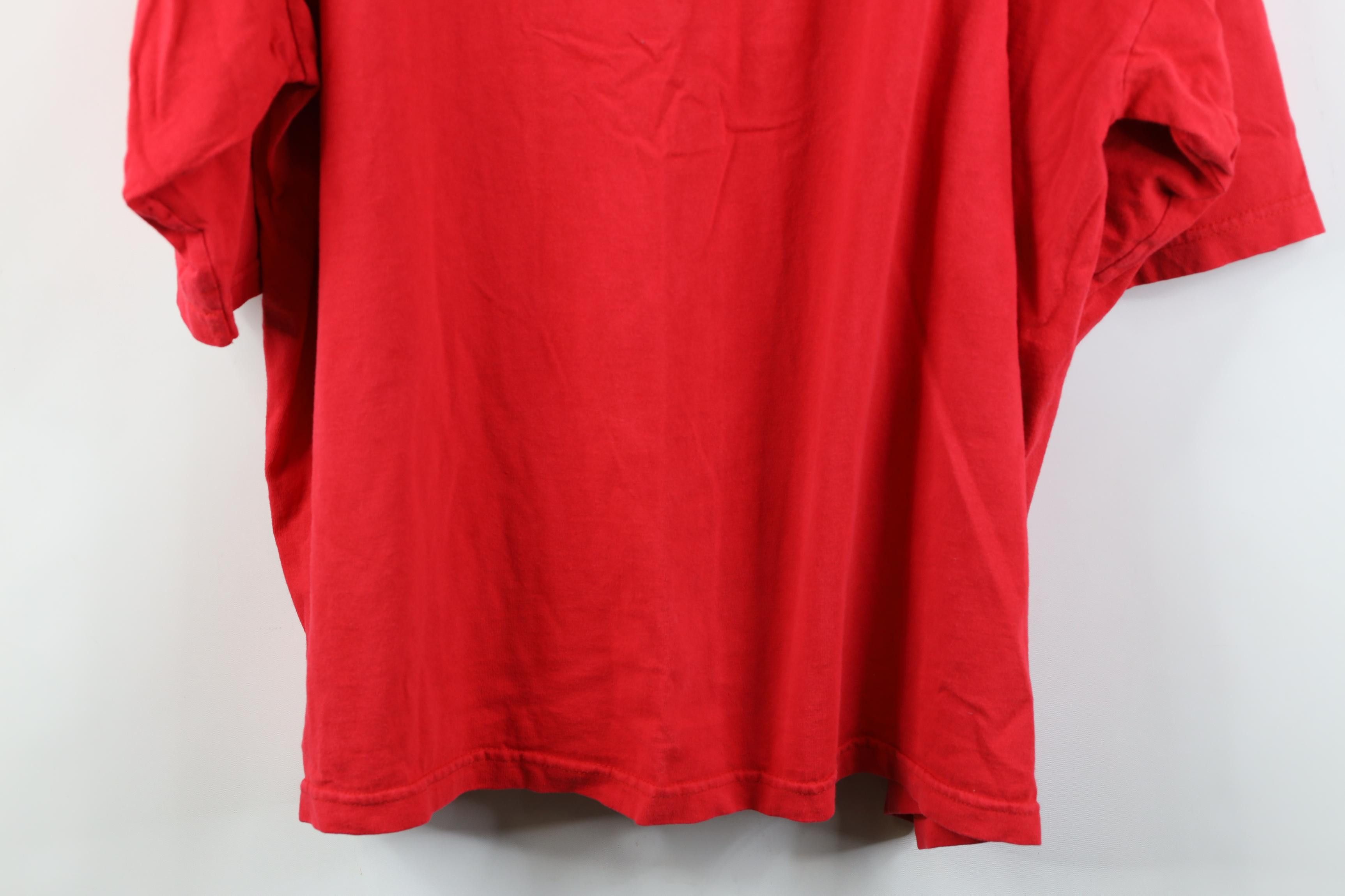 Phat Farm Vintage 90s Y2K Phat Farm Spell Baggy Fit T-Shirt Red Cotton Size US XXL / EU 58 / 5 - 15 Thumbnail