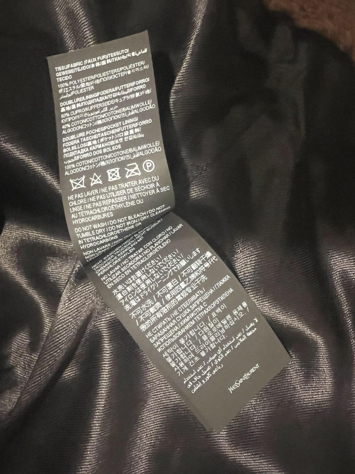 Saint Laurent Paris Saint Laurent men’s faux fur jacket . 52/42. $4990 Size US L / EU 52-54 / 3 - 9 Thumbnail