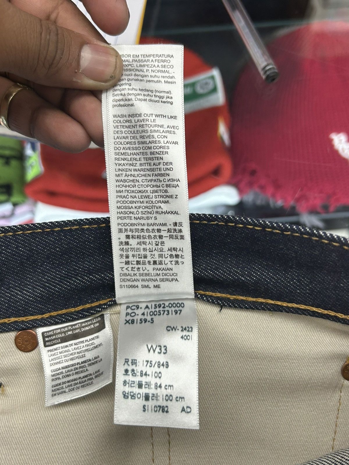 DENIM TEARS × Levi's Denim Tears x Levi's Cotton Wreath Size US 33 - 7 Thumbnail