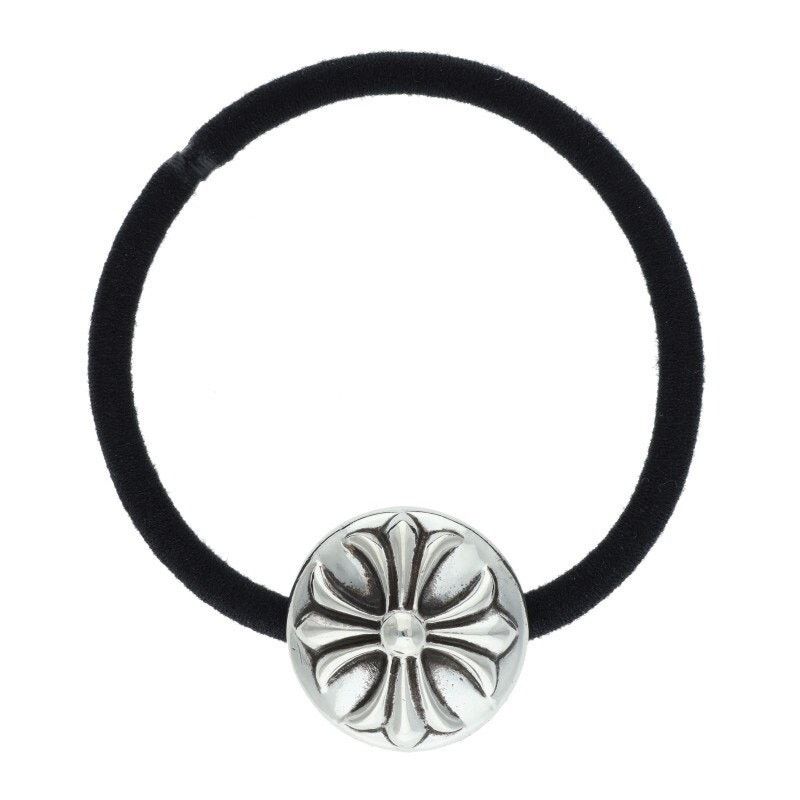 Chrome Hearts Chrome Hearts Silver Cross Ball Button Hair Tie Size ONE SIZE - 1 Thumbnail