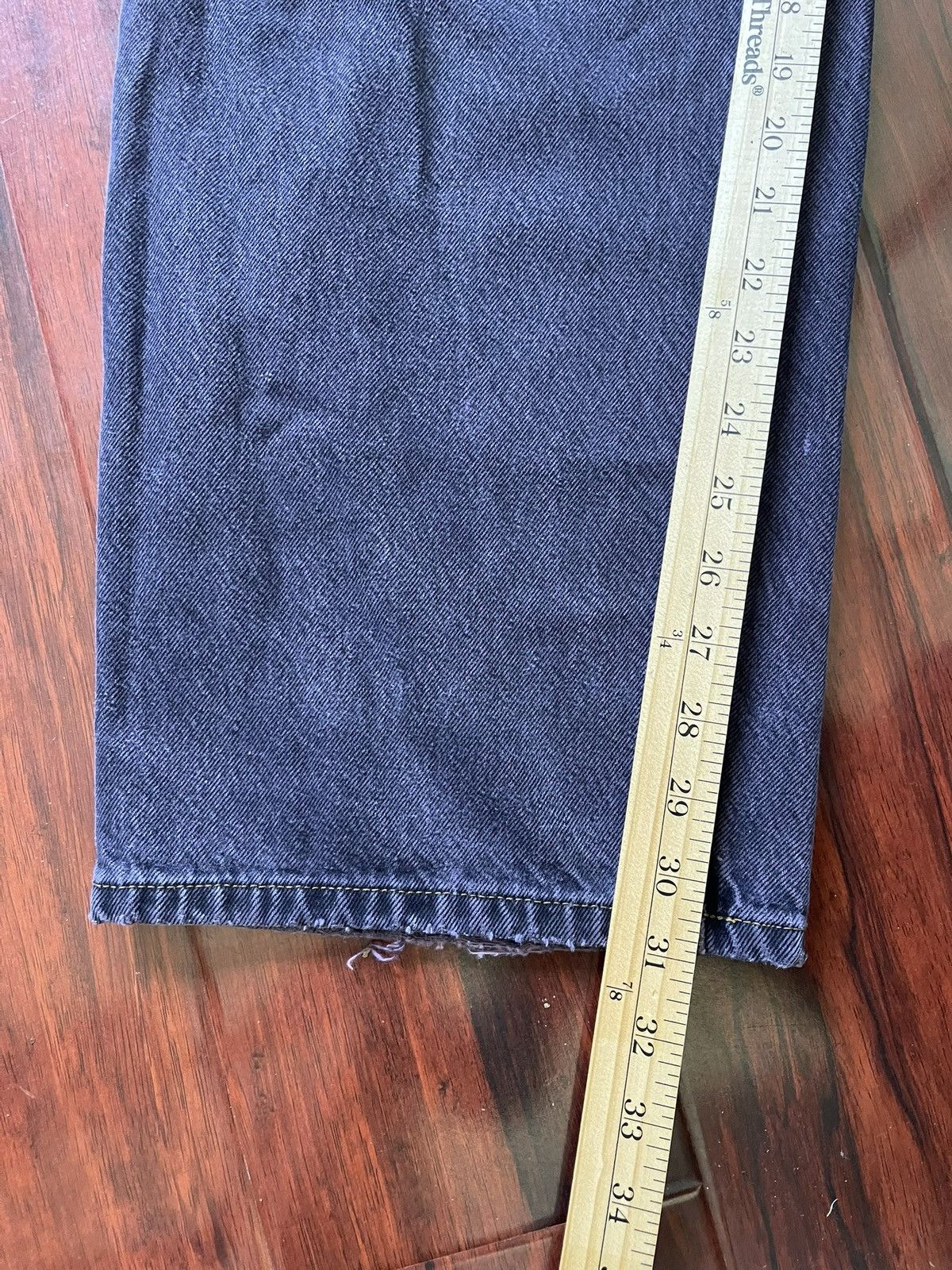 Stussy Stussy “Big Ol” Jeans Indigo Wash Baggy Denim Size 33W x 31L Size US 33 - 9 Thumbnail