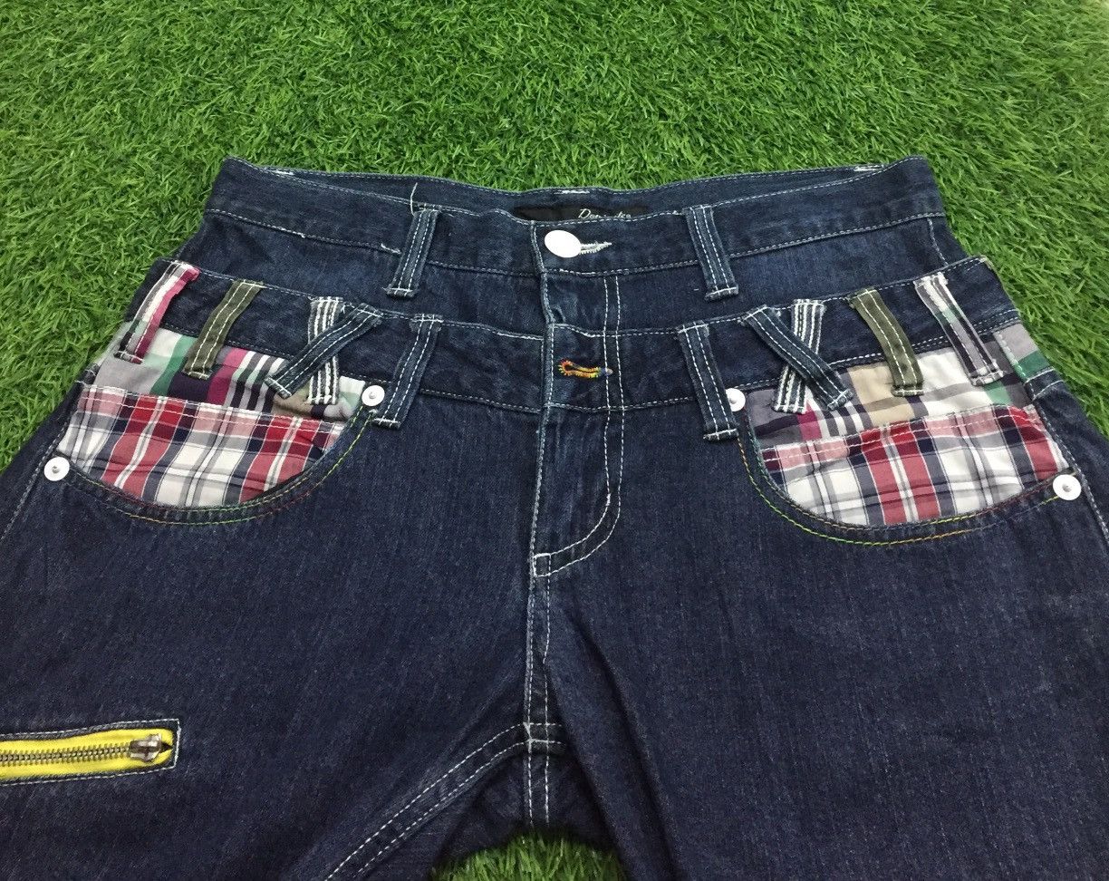 PPFM double waist dominate handcrafted punk style jeans Size US 32 / EU 48 - 3 Thumbnail