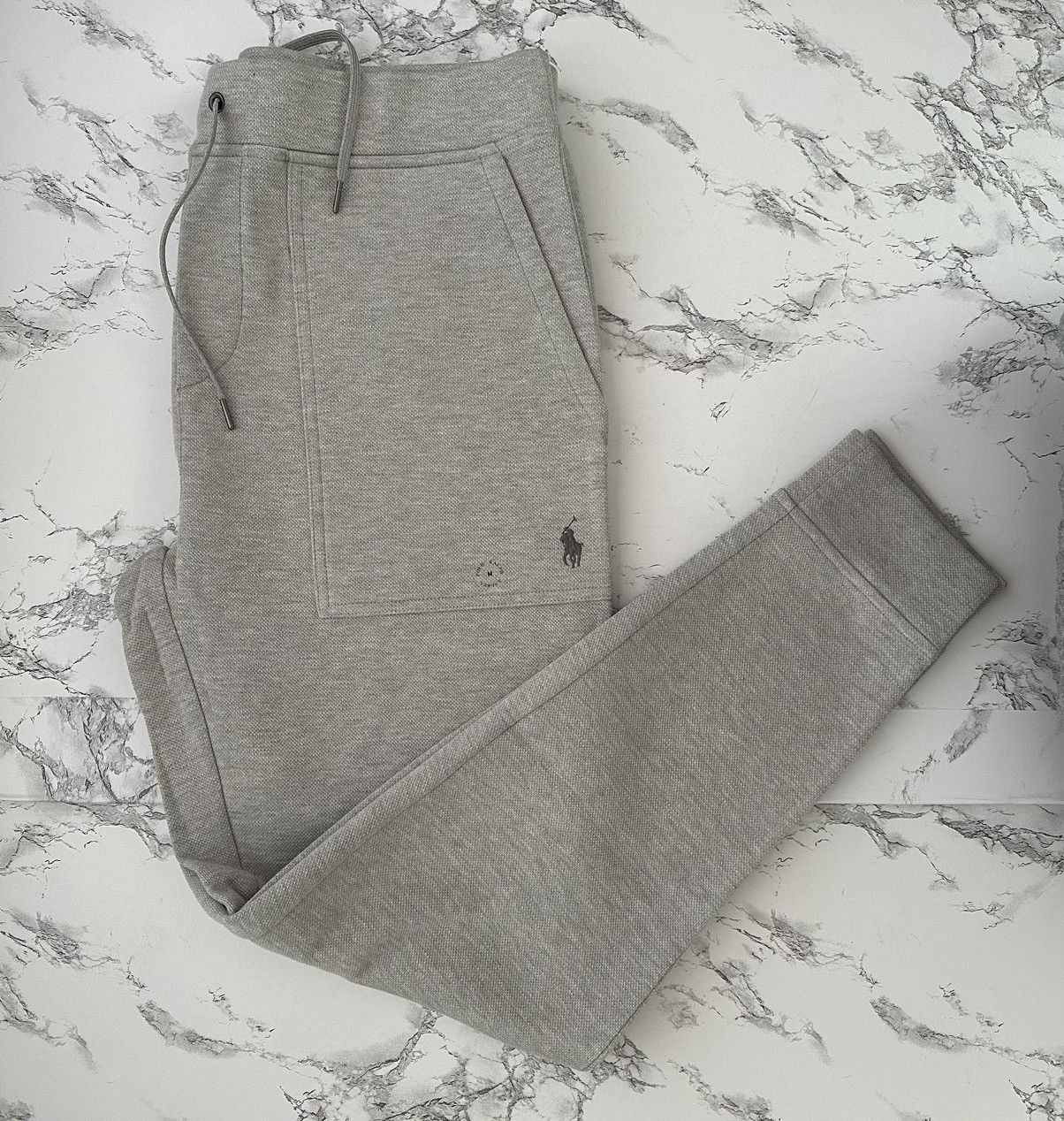 Polo Ralph Lauren Double Knit Jogger Pants Heather Grey