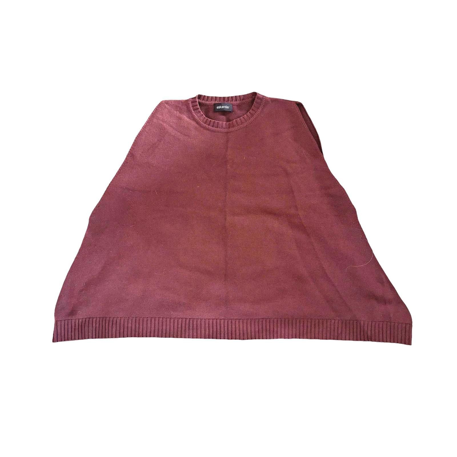 Designer Eskandar Sweater Vest Boxy Oversized Merino Wool One Size Size US M / EU 48-50 / 2 - 3 Thumbnail