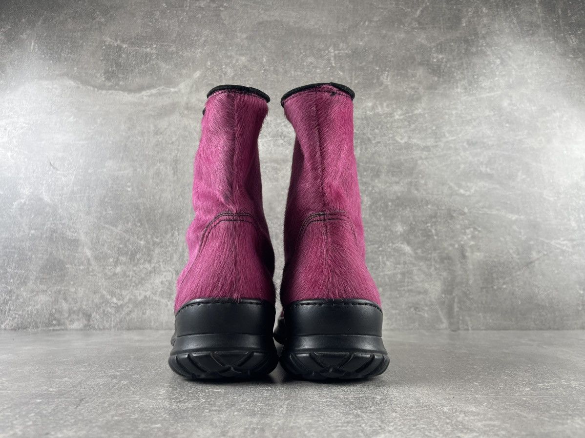 Other Winna Y2K Fur-Lined Winter Boots Pony Hair Pink / Black Size US 10 / IT 40 - 6 Thumbnail
