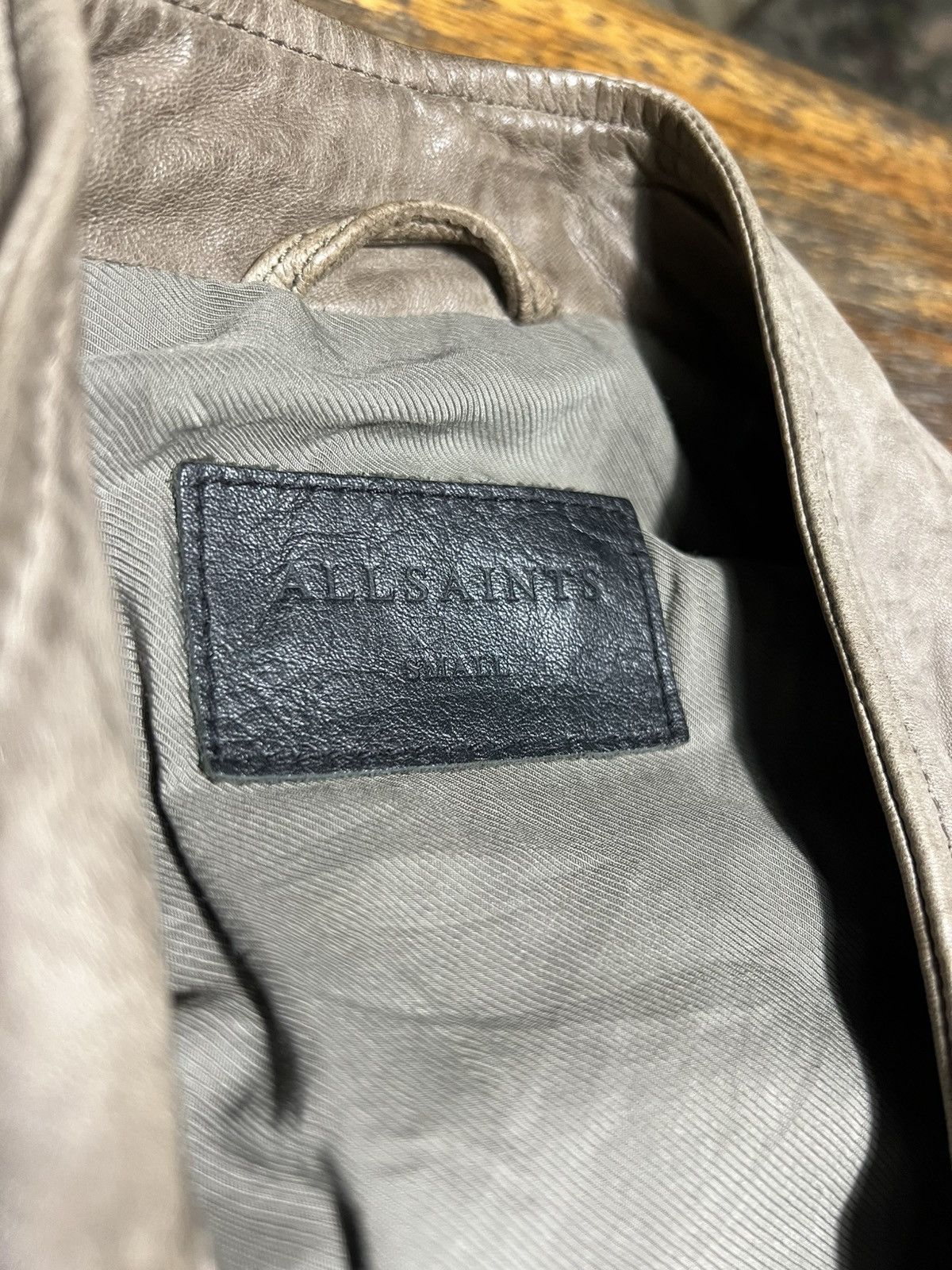 Allsaints AllSaints Gibson Leather Biker jacket Size US S / EU 44-46 / 1 - 9 Thumbnail