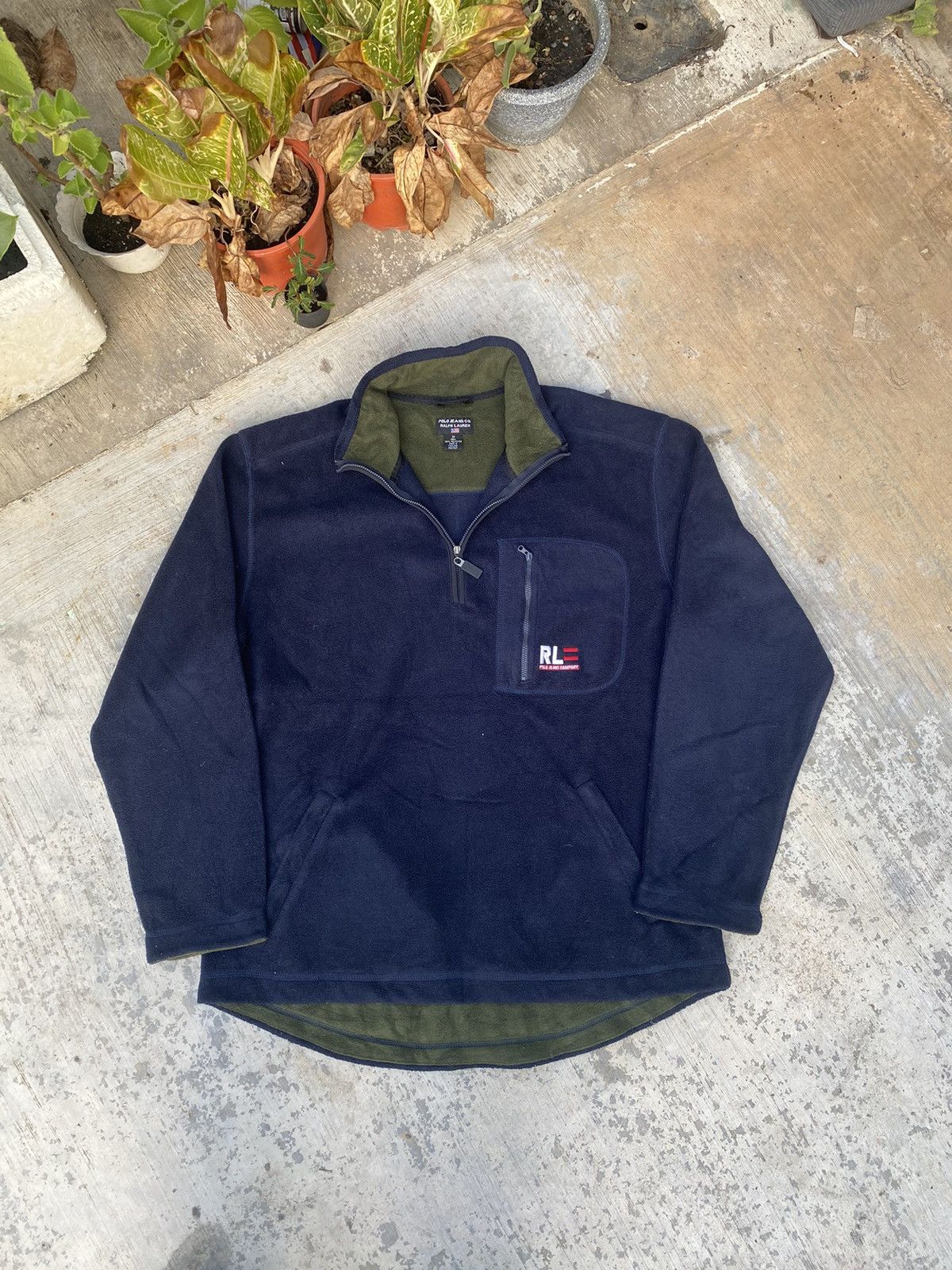 Ralph Lauren Polo Jeans Co. Ralph Lauren Pullover Fleece Size US M / EU 48-50 / 2 - 1 Thumbnail
