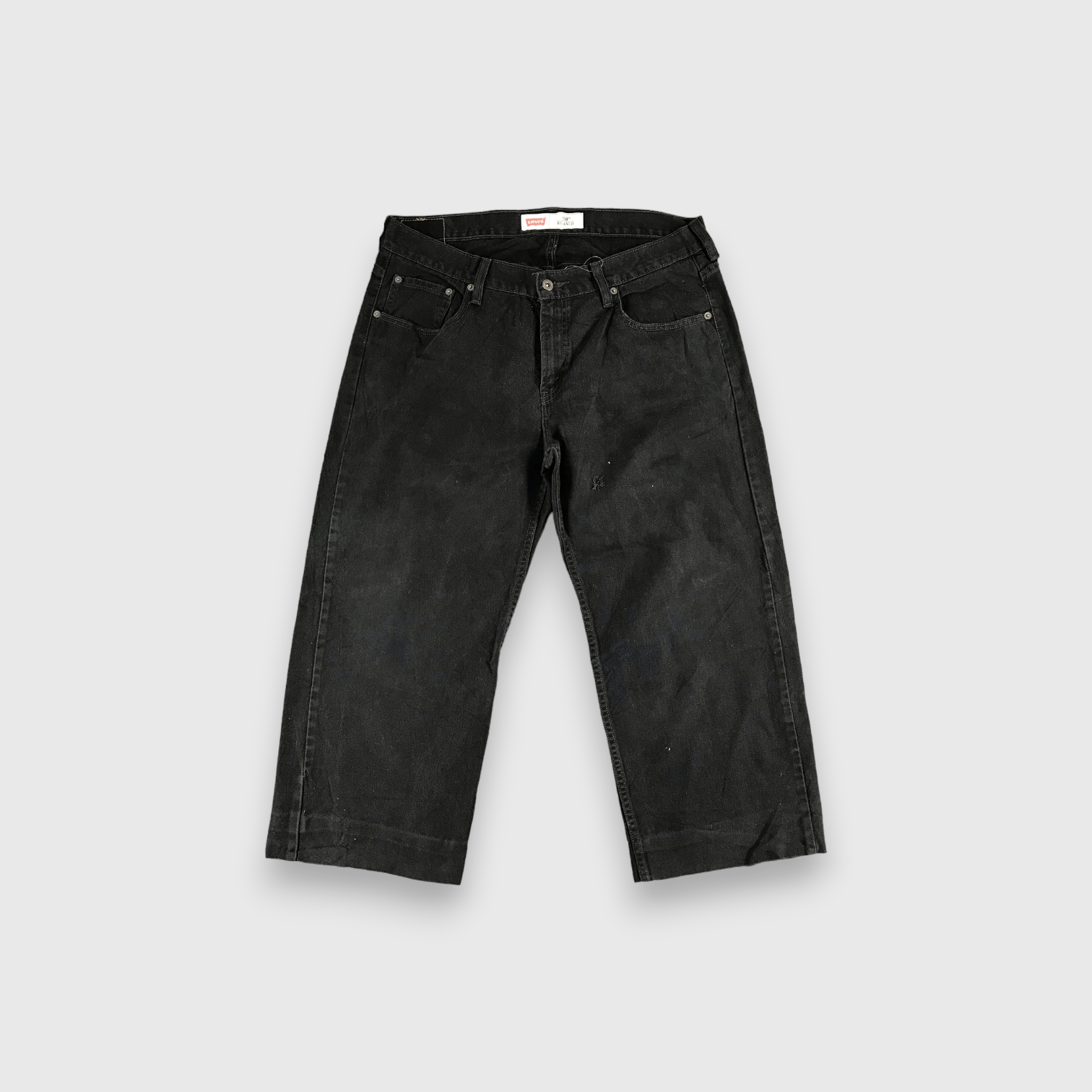 Levi's Vintage Levis 550 Jeans Levi's Black Denim -J479 Size US 37 - 1 Thumbnail
