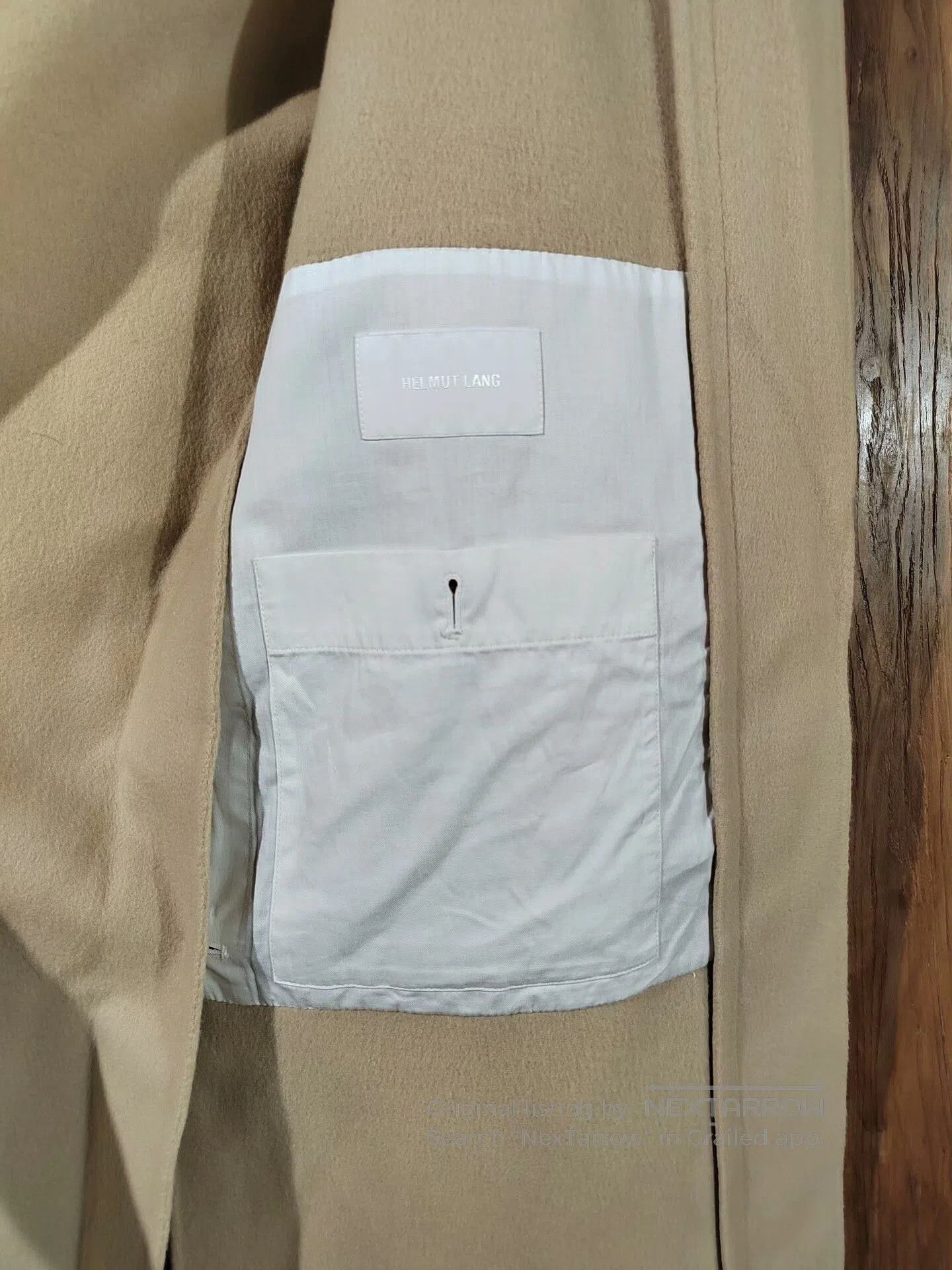 Helmut Lang Helmut Lang Wool Blend Overcoat. Size L / US 10 / IT 46 - 5 Thumbnail