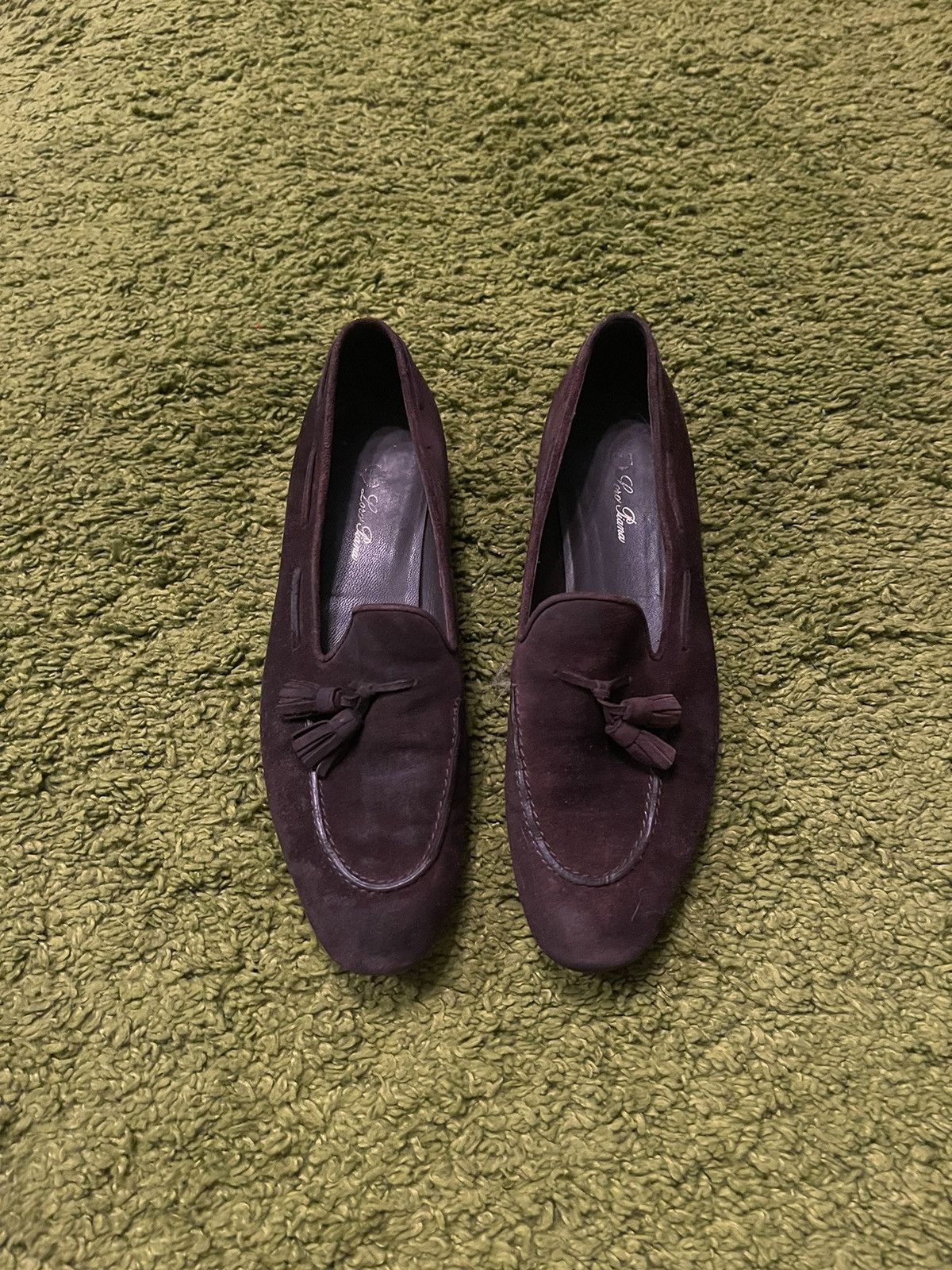 Loro Piana Loro Piana luxury real suede brown loafers shoes Size US 9 / IT 39 - 2 Thumbnail
