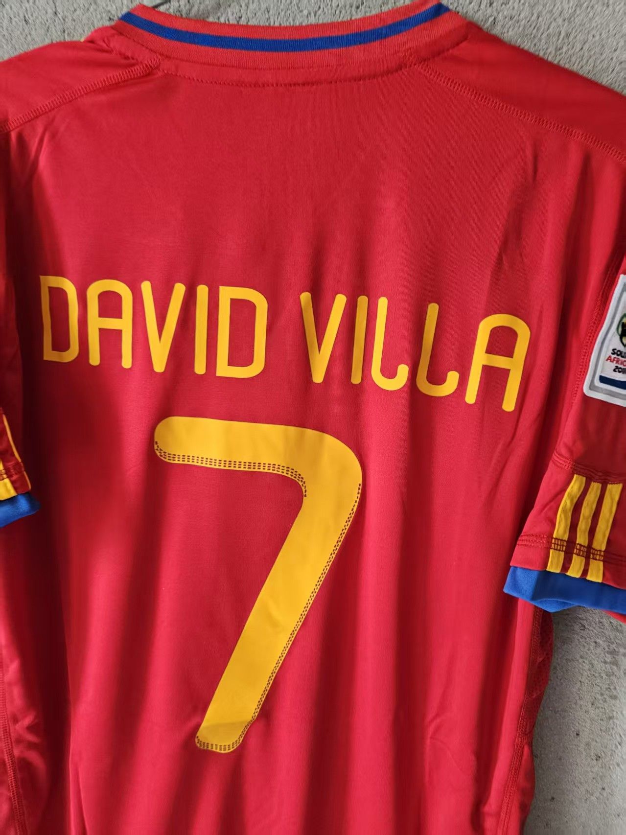 Other 2010 Spain #7 David Villa Jersey Home Size US S / EU 44-46 / 1 - 3 Thumbnail