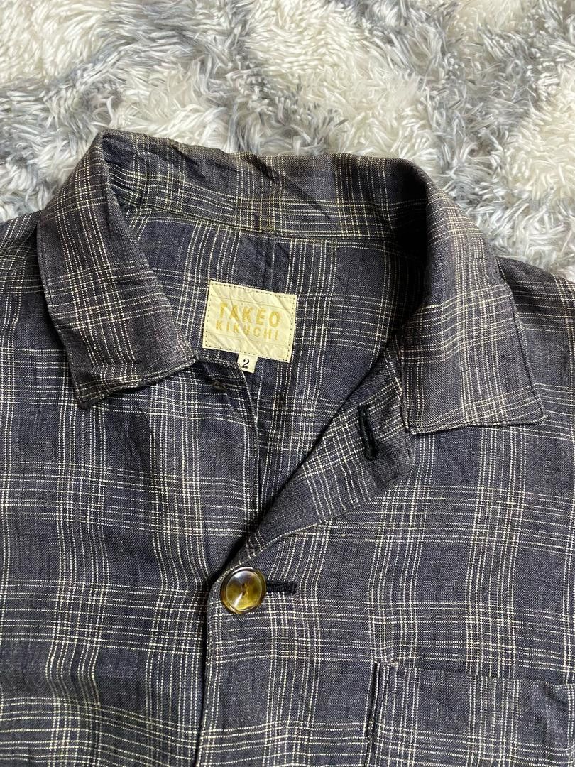 Japanese Brand × Takeo Kikuchi 🔥Vintage🔥 Rayon Takeo Kikuchi button Jacket Size US M / EU 48-50 / 2 - 3 Thumbnail