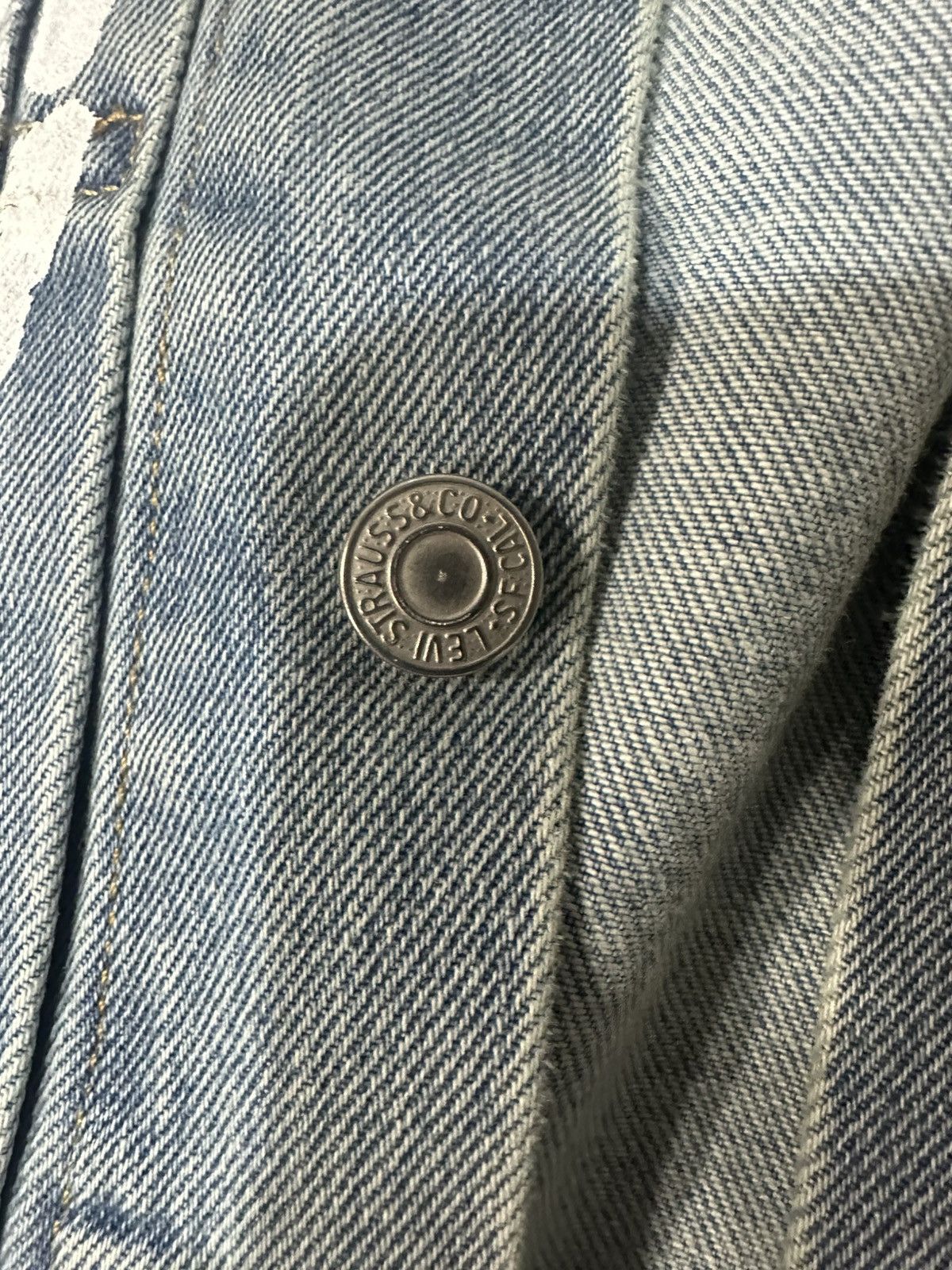DENIM TEARS × Levi's Denim Tears x Levis Light Blue Cotton Wreath Denim Jacket Size US L / EU 52-54 / 3 - 6 Thumbnail