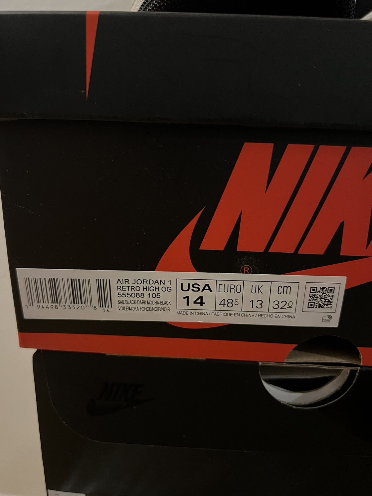 Jordan Brand × Nike Jordan 1 Dark Mocha Size US 14 / EU 47 - 11 Thumbnail