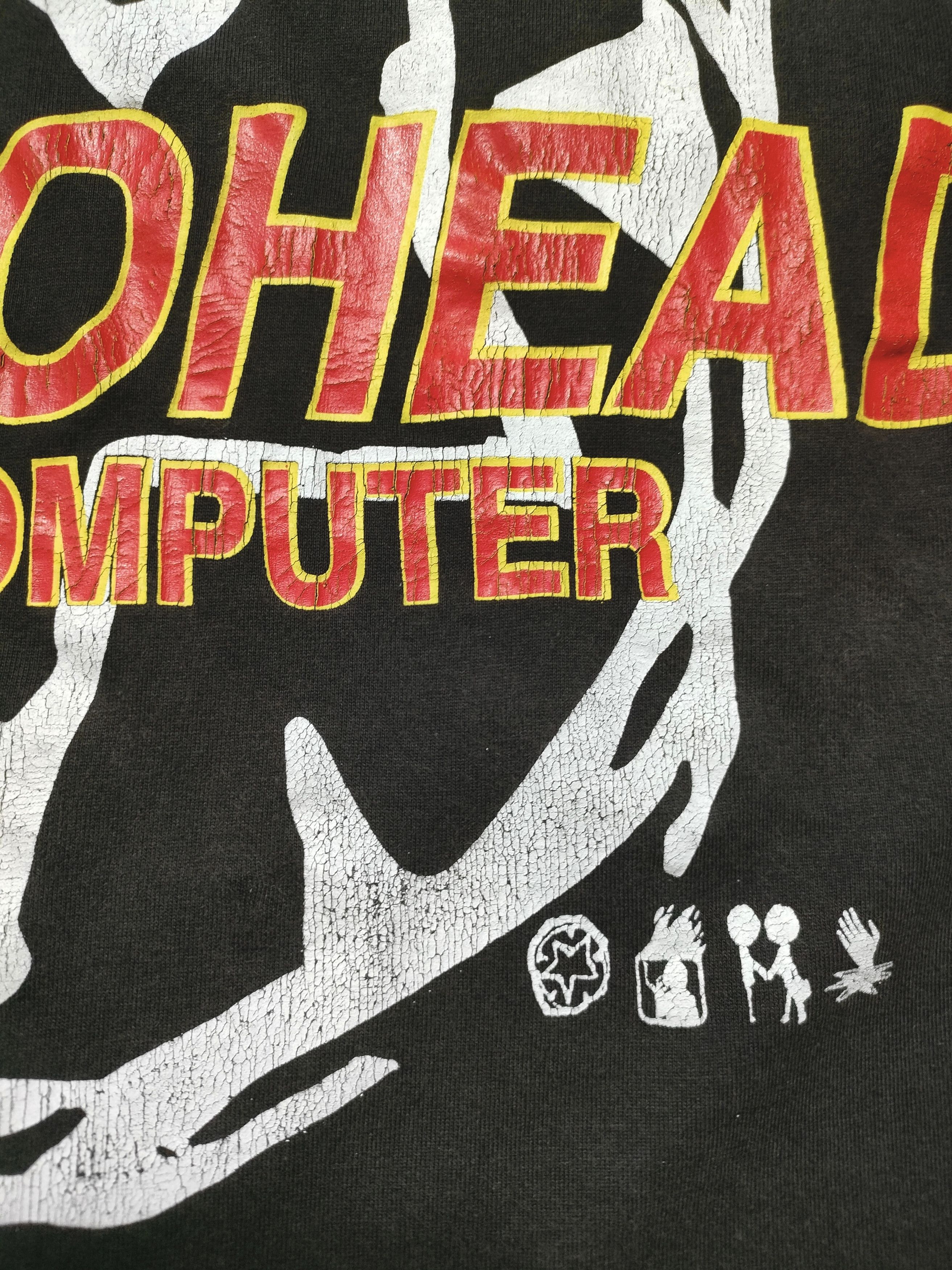 Band Tees 90s RADIOHEAD 'OK COMPUTER' Vintage Tour Tee Size US XL / EU 56 / 4 - 10 Thumbnail