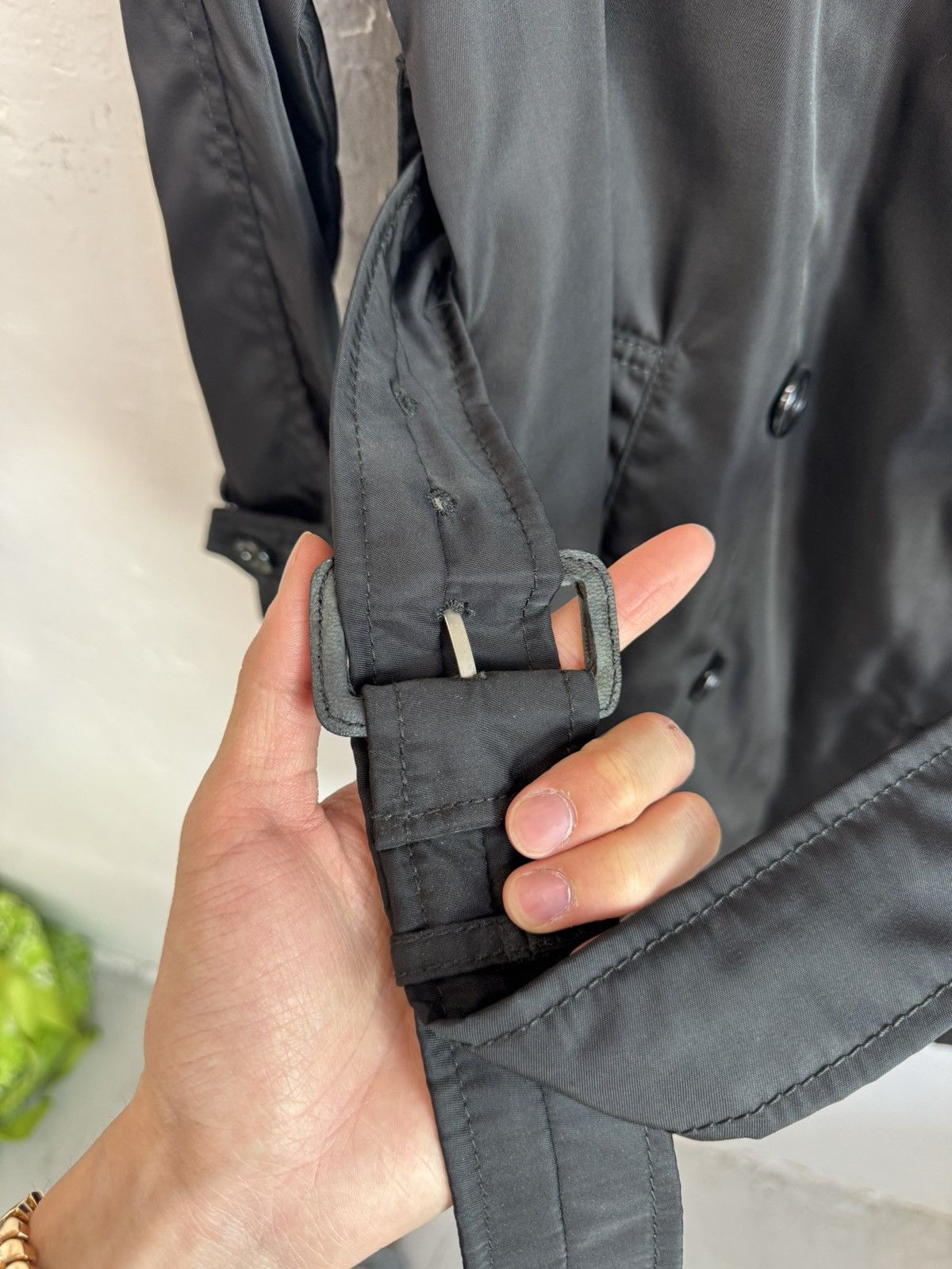 Prada NYLON DOUBLE BREASTED JACKET Size M / US 6-8 / IT 42-44 - 6 Thumbnail