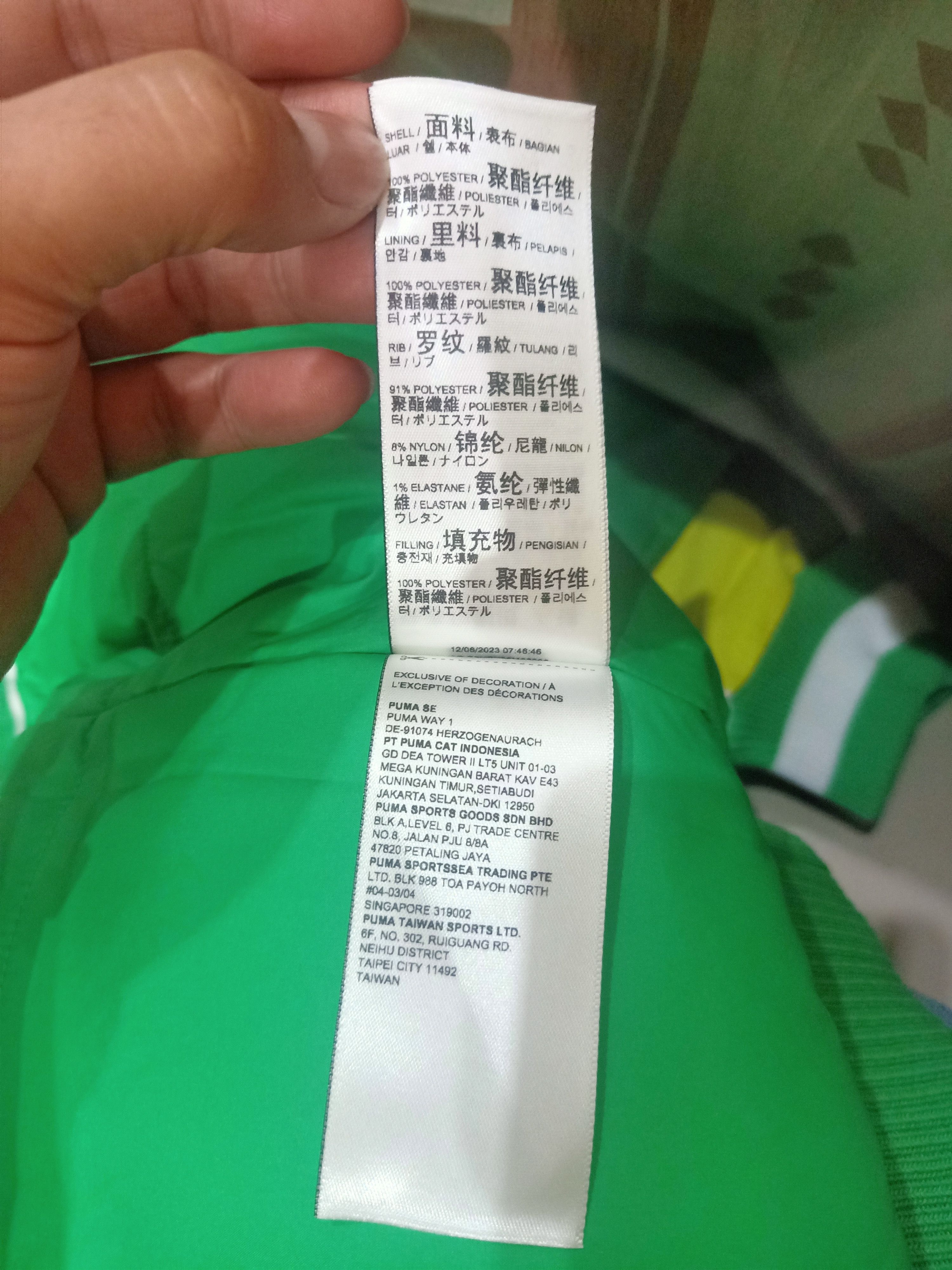 BMW × Puma BMW MMS LS Bomber Jacket Grassy Green-AOP Size US M / EU 48-50 / 2 - 5 Thumbnail