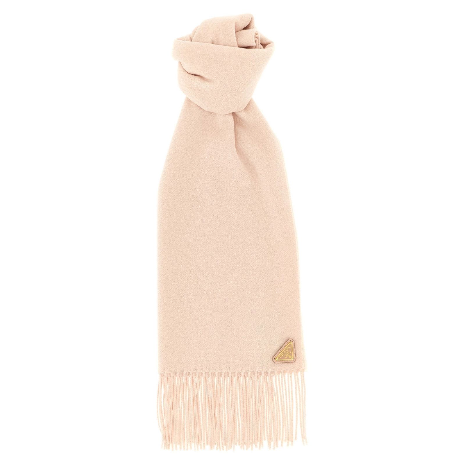 Prada PRADA Pink Wool/Cashmere Scarf New & Authentic Size ONE SIZE - 1 Thumbnail